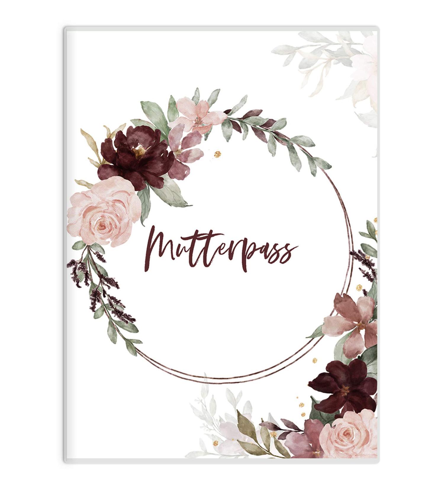Sky.herz.papier Motherpass Cover | High-Quality Bordeaux Mother Passport Protective Envelopes | 1 Piece for International Shipping - Buy Online on GoSupps.com
