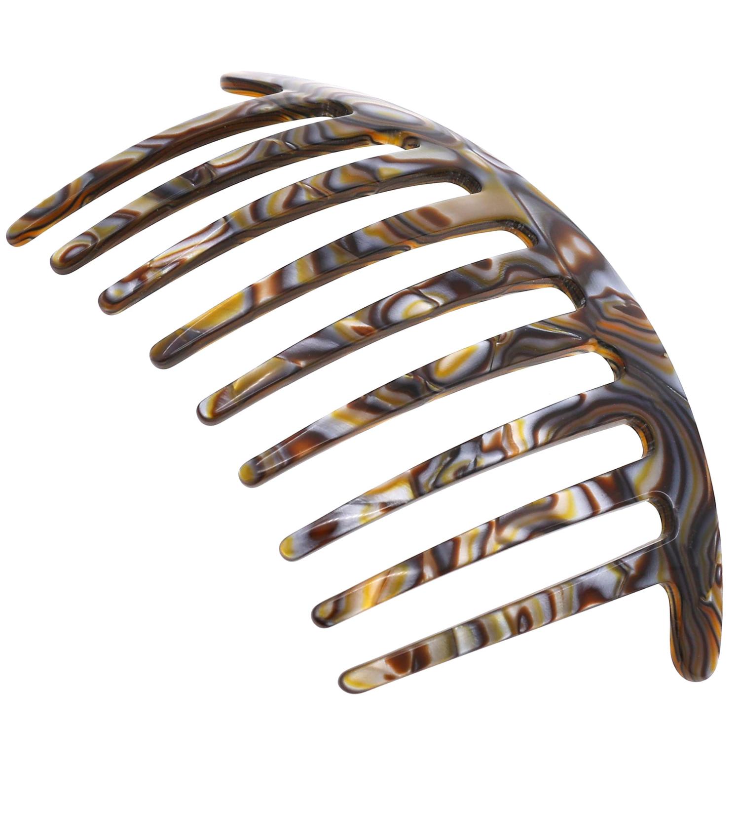 Camila Paris CP3182 French Handmade Onyx Side Comb for Women - Strong Hold Hair Clip for Bun Up-Do Styling - Made in France - Buy Online on GoSupps.com