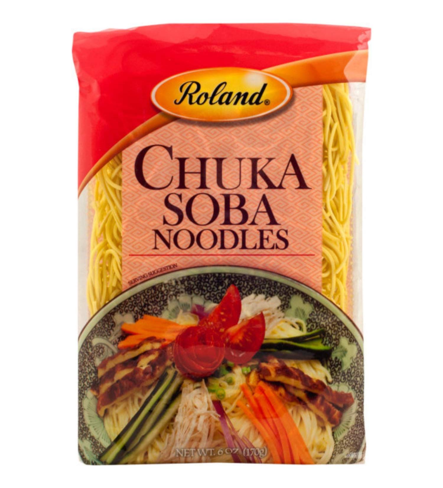 Roland Foods Chuka Soba Noodles  Specialty Imported Food  6-Ounce Package (Pack of 8) - Buy Online on GoSupps.com