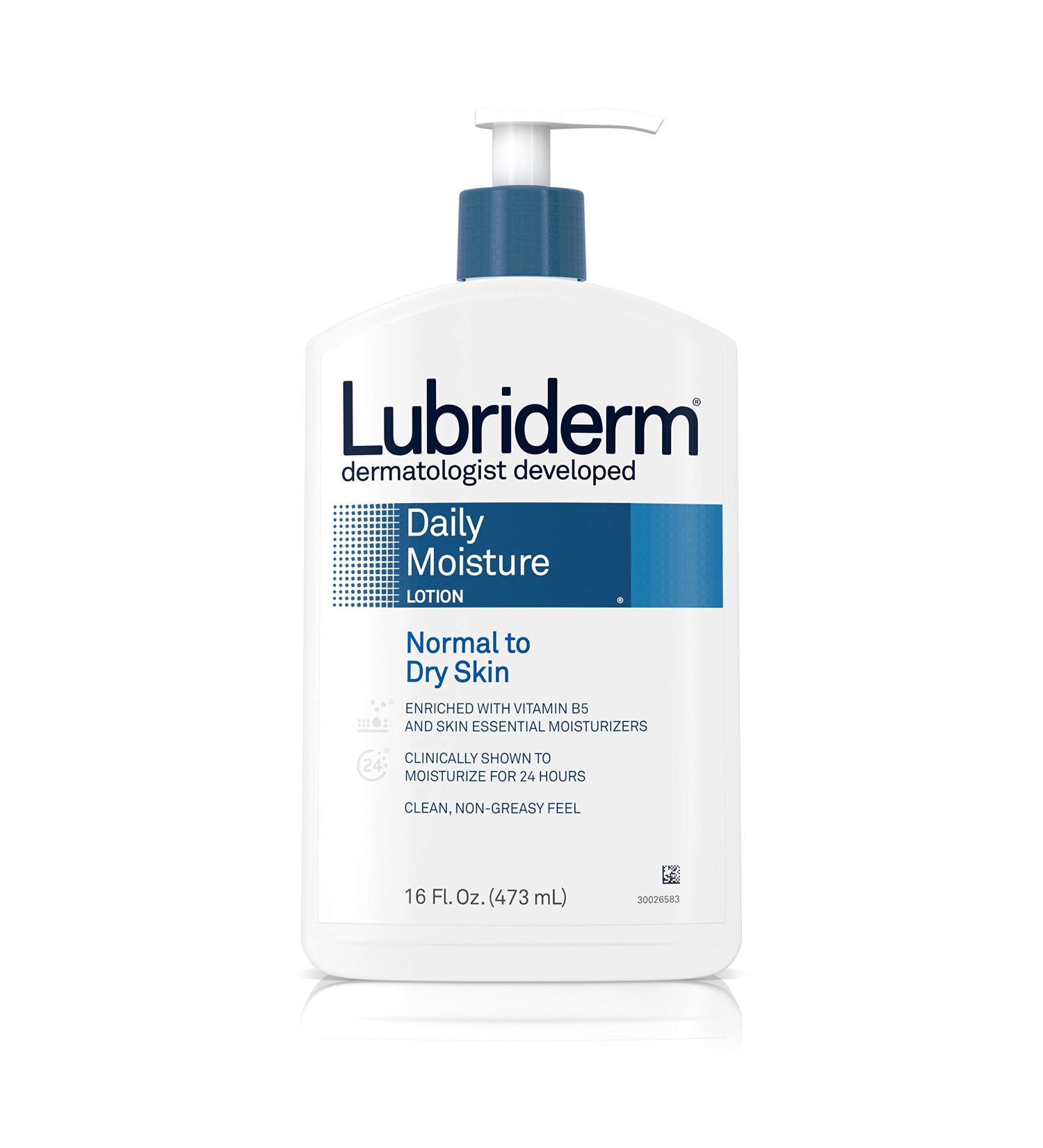 Buy Lubriderm Daily Moisture 16oz - Hydrating Lotion for Healthier Skin | International Shipping Available - Buy Online on GoSupps.com