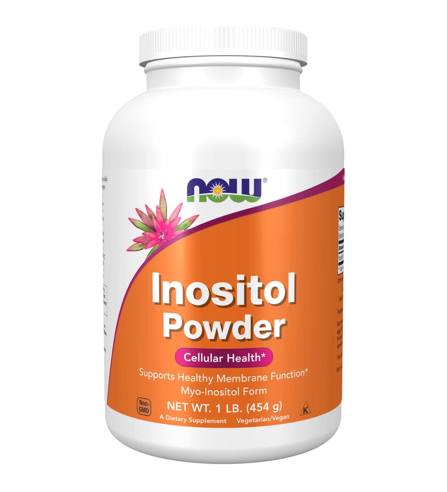 Now Foods Inositol Powder 1 lb | Pure, High-Quality Supplement for Mood & Health - Buy Online on GoSupps.com