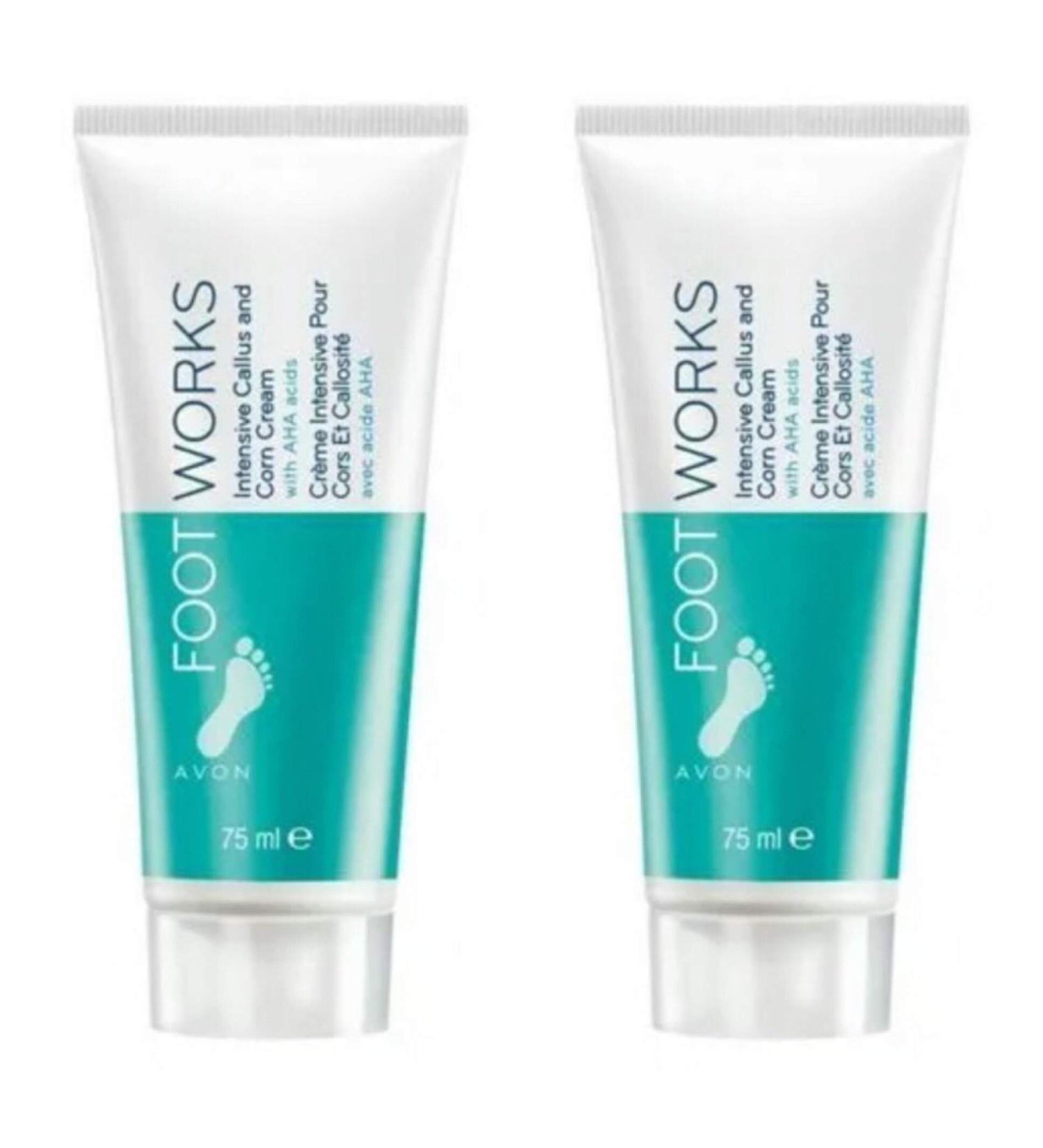 Avon Foot Works Intensive Callus and Corn Cream 75ml (150ml)