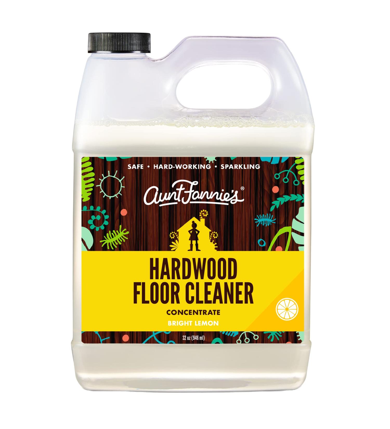 Aunt Fannie's Bright Lemon Hardwood Floor Cleaner - 32 Fl Oz (Pack of 1) - Buy Online on GoSupps.com