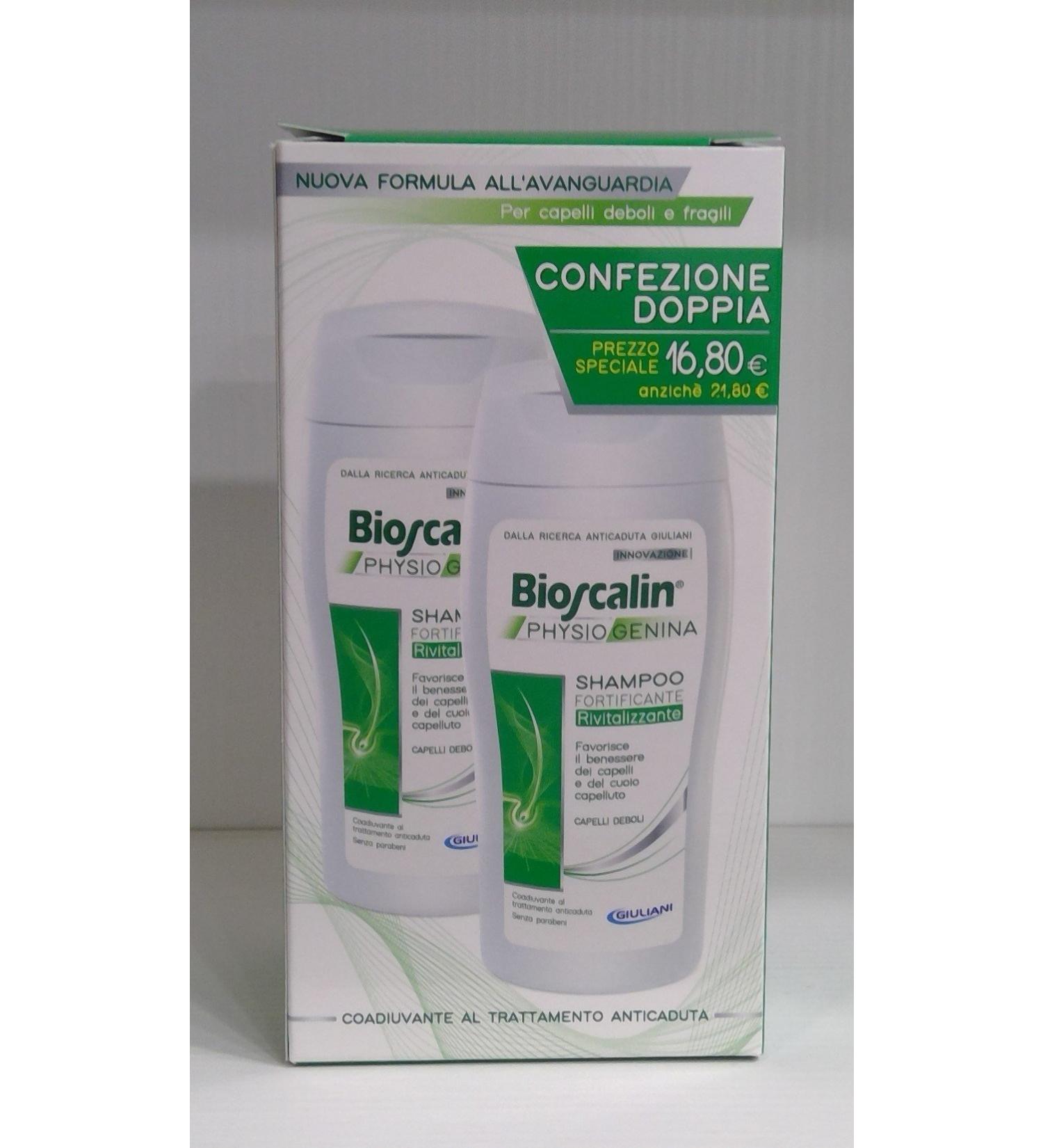 Vicco Bioscalin Physiogenina Strengthening and Revitalising Shampoo 2 x 200ml Promo!