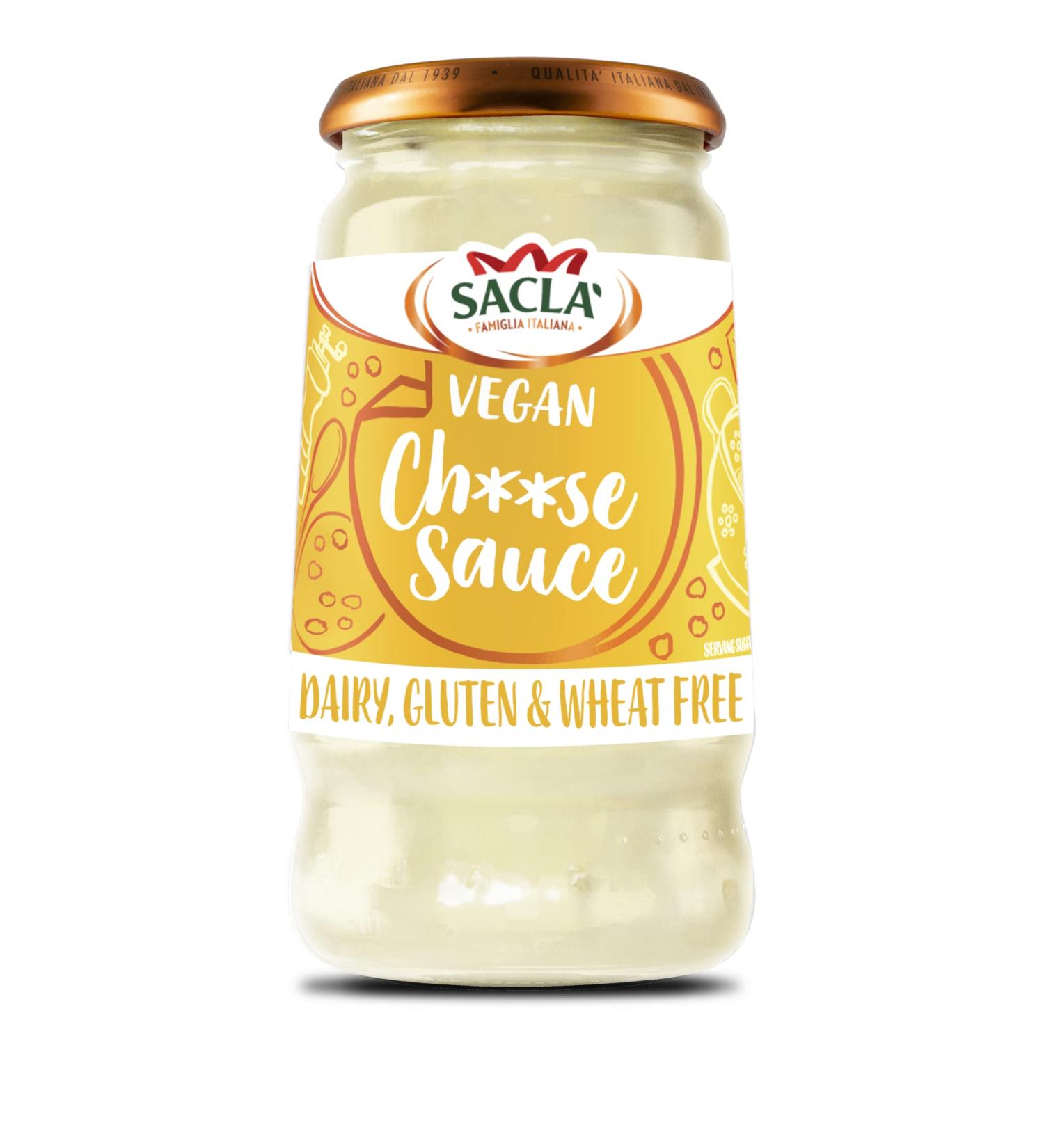 Sacla' Vegan Cheese Sauce 350g (6) - Buy Online on GoSupps.com
