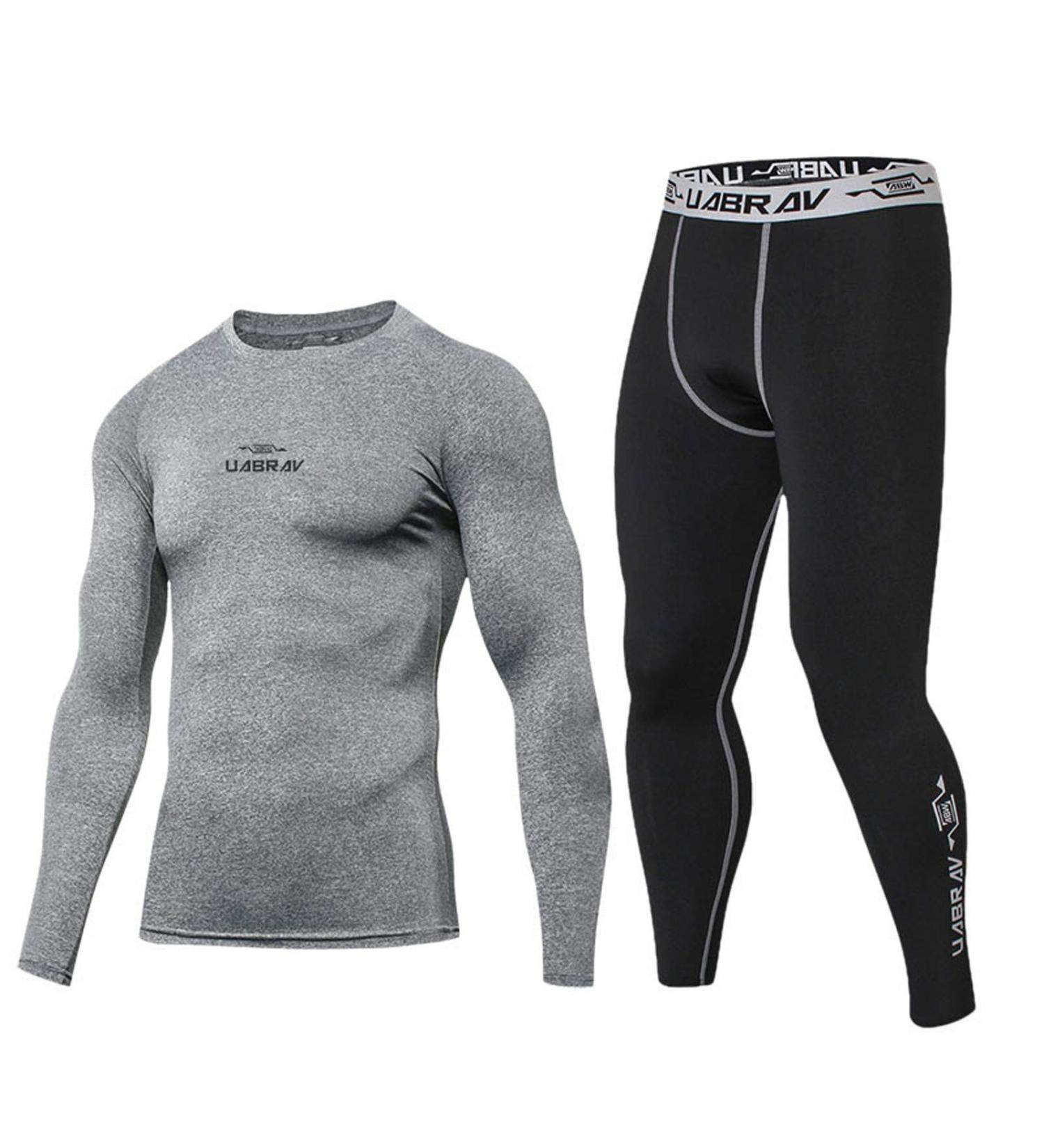 Shop Hanxiulin Men's Training Suits | Long Jogging Suits | Cotton Sweatshirts & Pants | Comfortable Gray Leisurewear for International Shipping - Buy Online on GoSupps.com