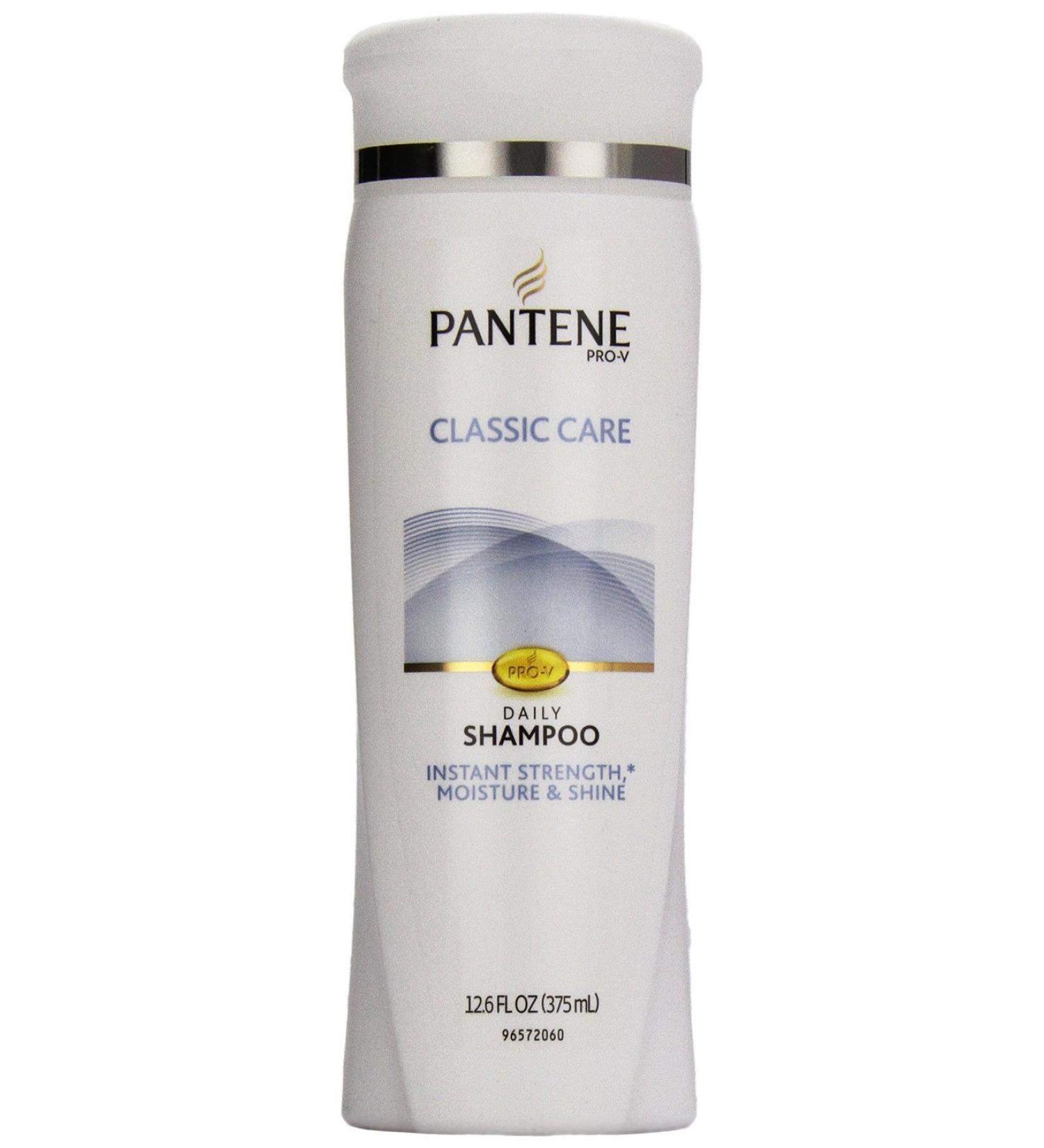 Pantene Pro-V Classic Clean Shampoo 12.6 oz - Nourishing & Fresh Hair Care - Buy Online on GoSupps.com