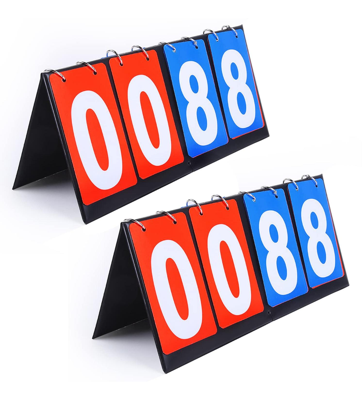 2-Pack Portable Sports Scoreboard for Basketball, Volleyball, Tennis - Outdoor Match Score Keepers - Buy Online on GoSupps.com