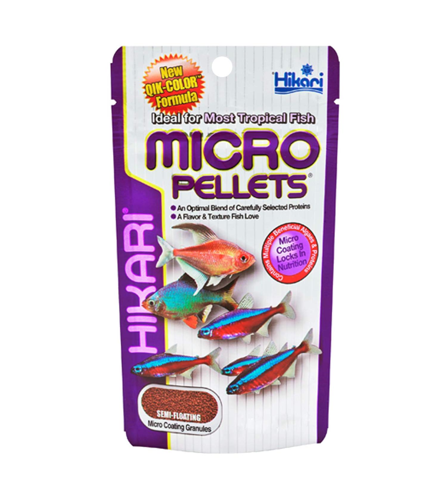 Hikari Tropical Fish Micro Pellets Nutritional Food for Smaller Mouth Fishes 80g Pack
