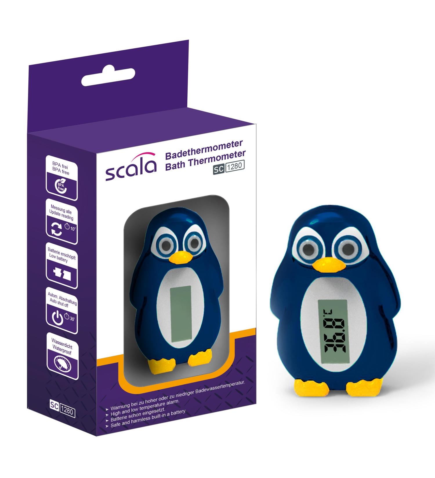 Buy Scala SC 1280 Digital Bath Thermometer - Penguin Design | Fast International Shipping - Buy Online on GoSupps.com
