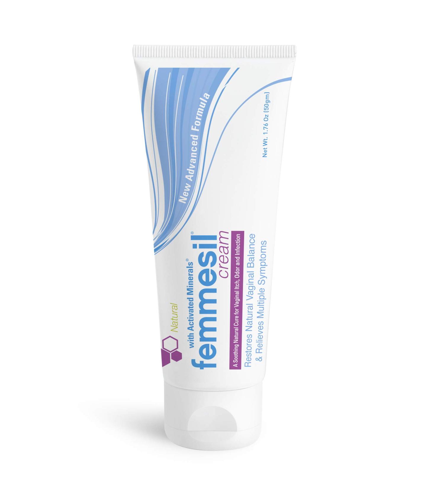 Femmesil Feminine Care Vaginal Cream - Relief from Yeast Infections, Itch & Irritation - 50g Tube - Buy Online on GoSupps.com