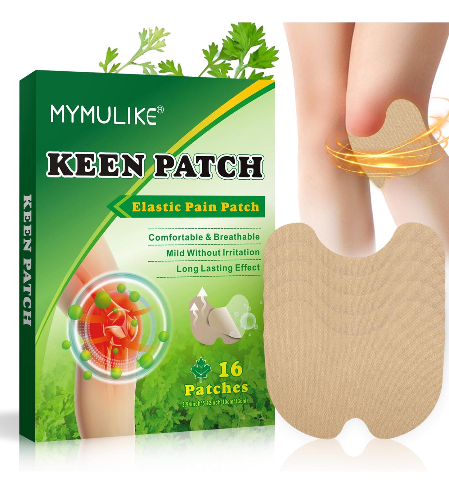 16 Count Knee Pain Relief Patch - Effective Cold Plasters for Knee Neck & Shoulder Pain Relief - Buy Online on GoSupps.com