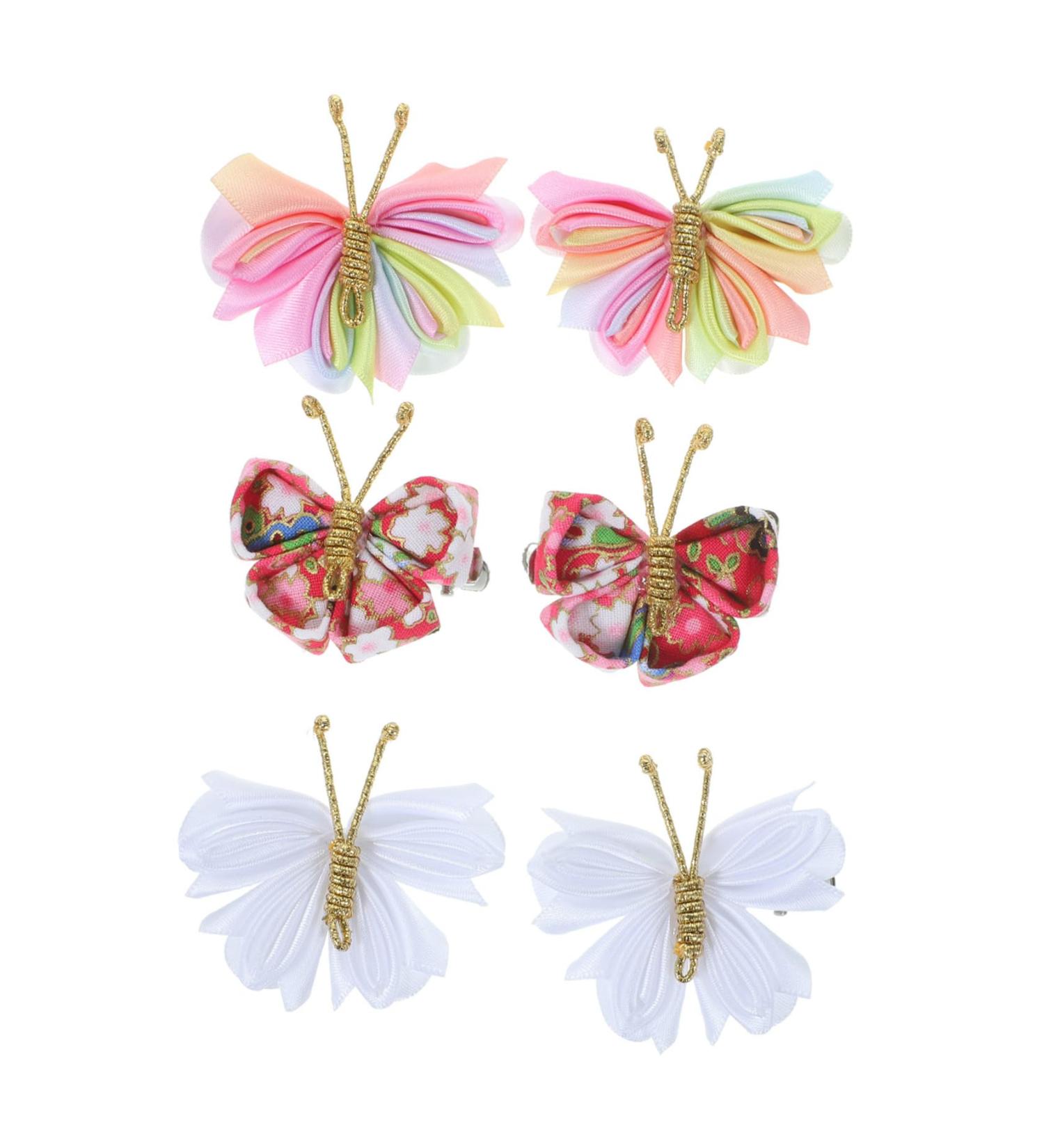 Beavorty 3 Pairs girls hair clips mini hair clips hair clips colorful toddler barrettes colorful hair clips barrettes for girls decor tiny hair clips issue card fabric dense child - Buy Online on GoSupps.com