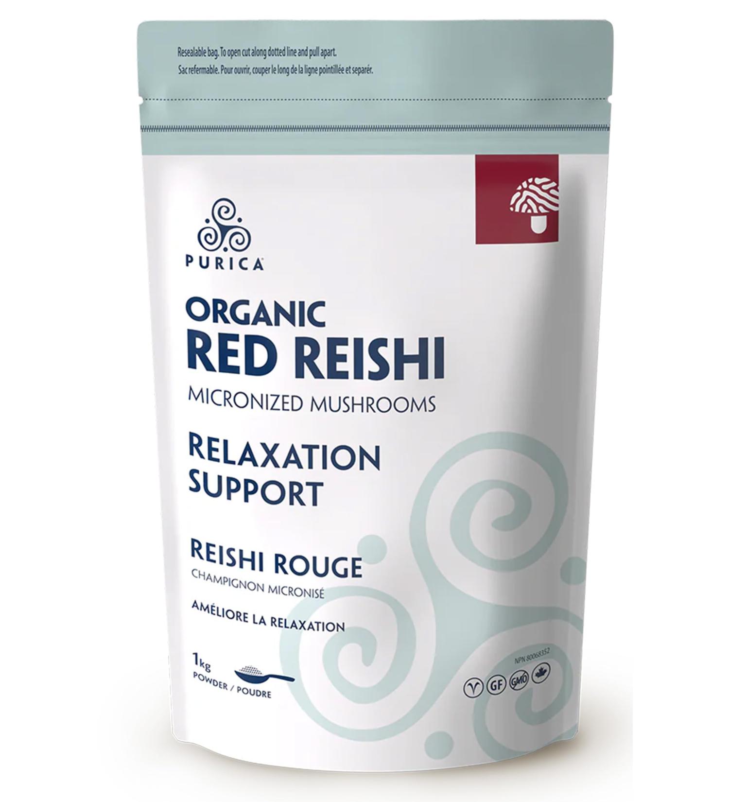 Purica - Red Reishi 1kg powder 1 kg (Pack of 1) - Buy Online on GoSupps.com