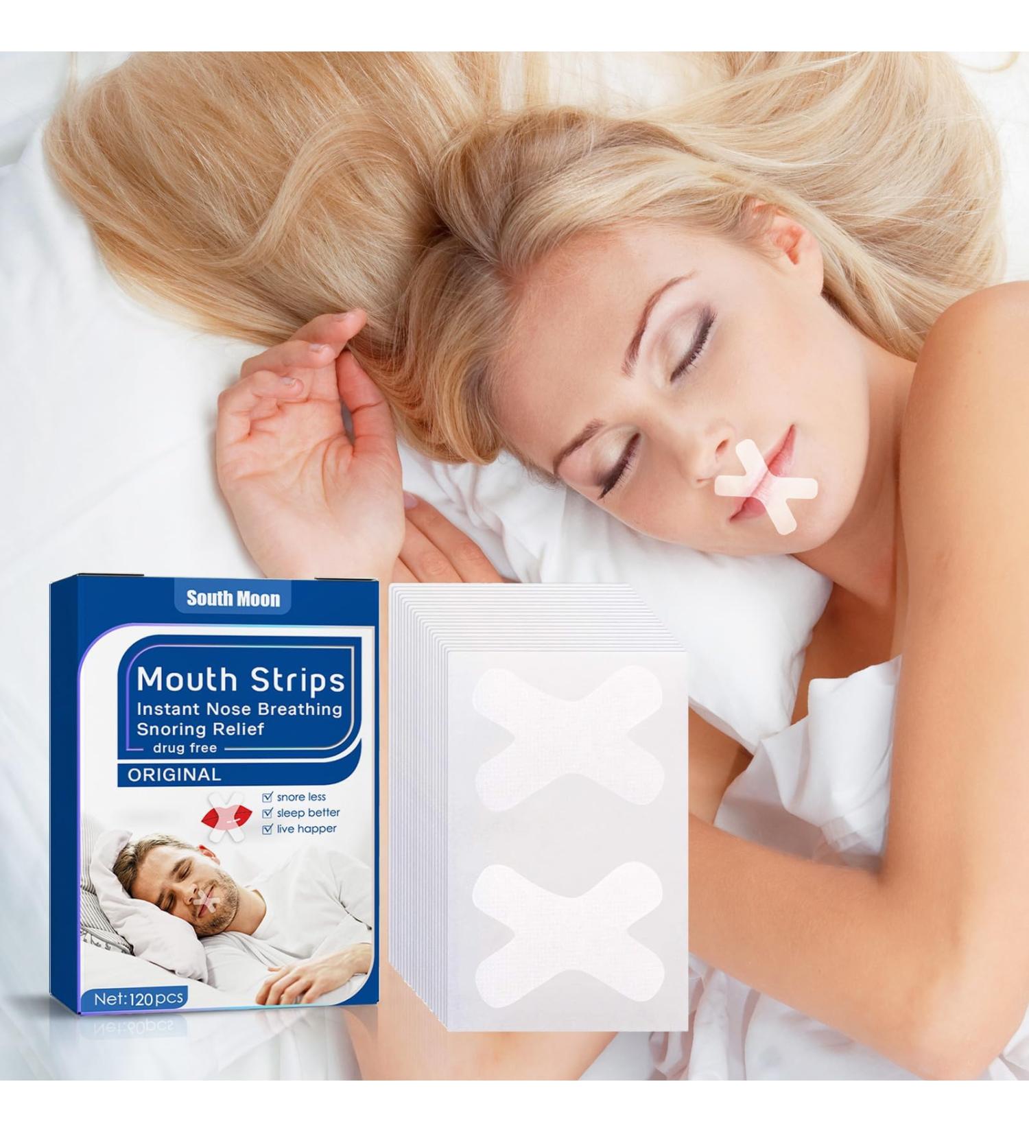 Mouth Tape for Sleeping - 120 PCs Anti-Snoring Pflaster | Better Sleep & Breathe | Wordian Petals - Buy Online on GoSupps.com