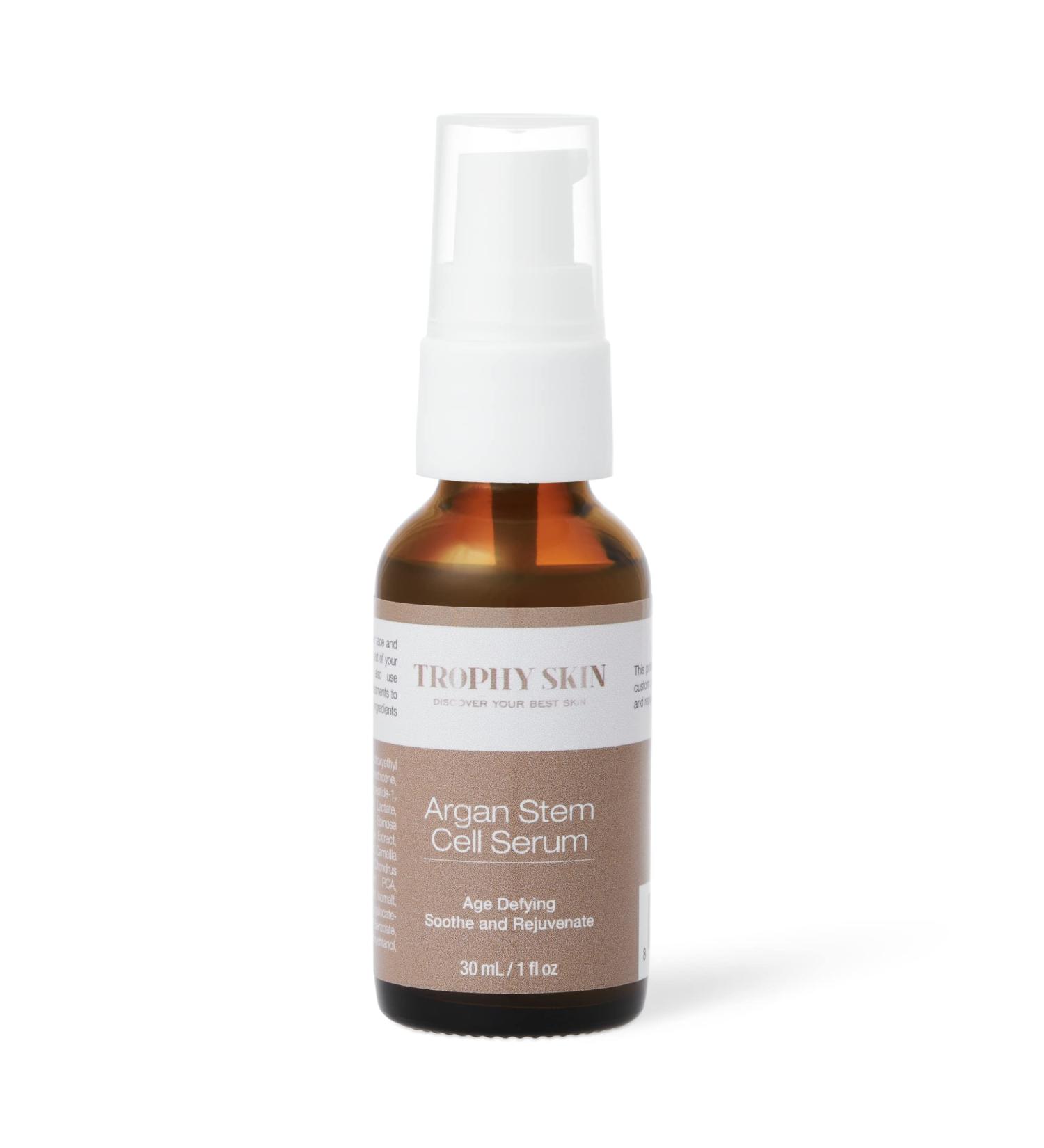 Argan Stem Cell Serum - Hydrating Age-Defying Treatment with Hyaluronic Acid and Argan Oil - 30 mL - Buy Online on GoSupps.com