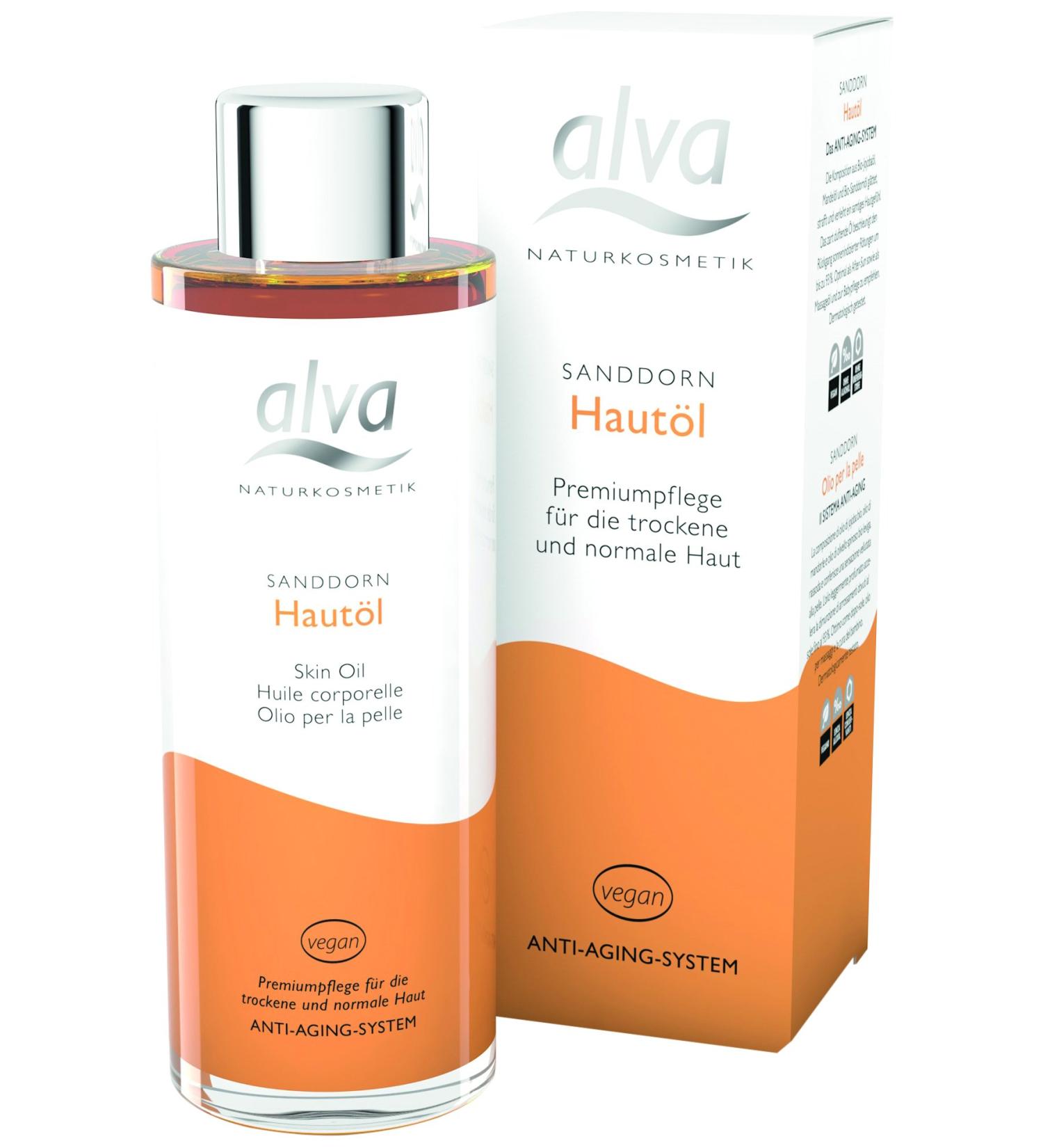 alva naturkosmetik sea buckthorn skin oil 1 pack (1 x 100 ml)