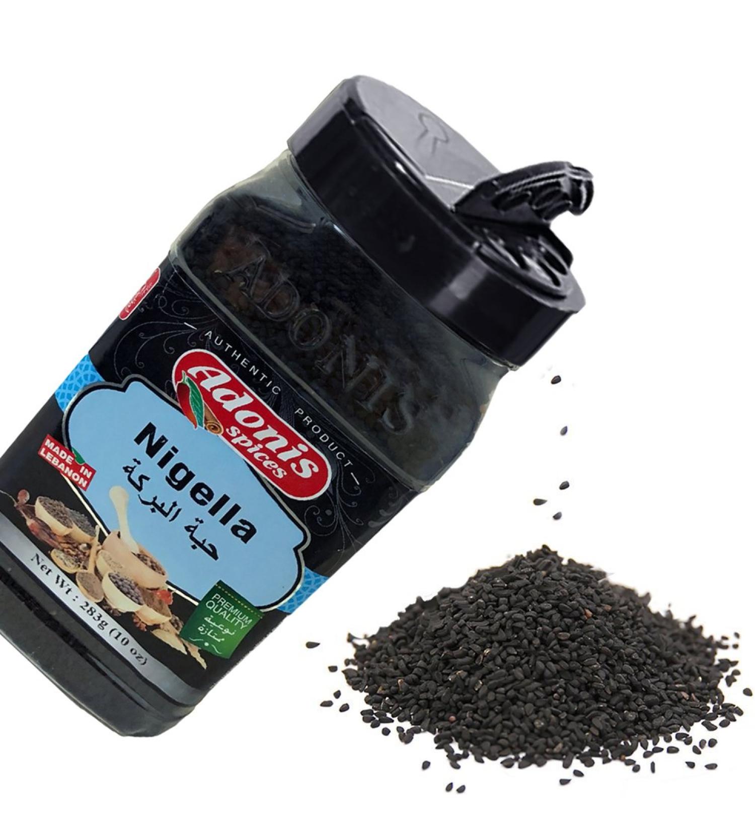 Adonis Black Seed 10oz / 283g (Nigella Sativa Kalonji Habet el Baraka) - Premium Quality Black Seed for Health and Wellness - Buy Online on GoSupps.com