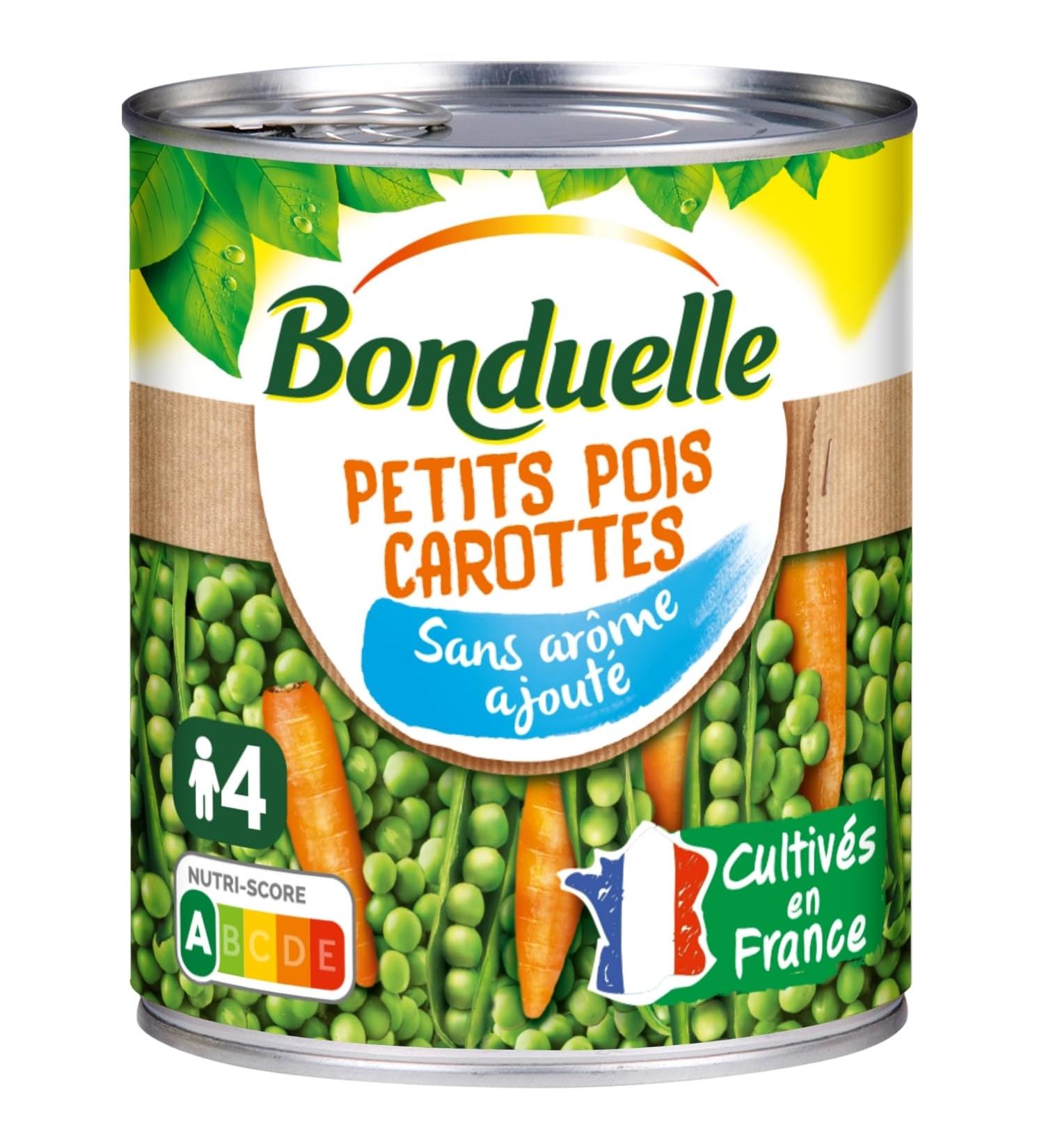  Bonduelle Peas and carrots - No artificial flavors - 530g - Buy Online on GoSupps.com
