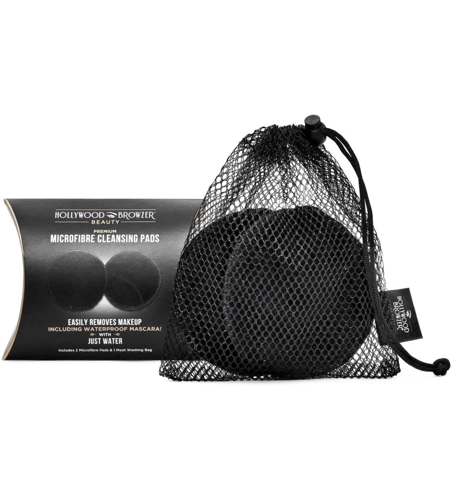 Hollywood Browzer Microfiber Facial Cleansing Pads | Reusable & Washable Makeup Remover | International Shipping Available - Buy Online on GoSupps.com