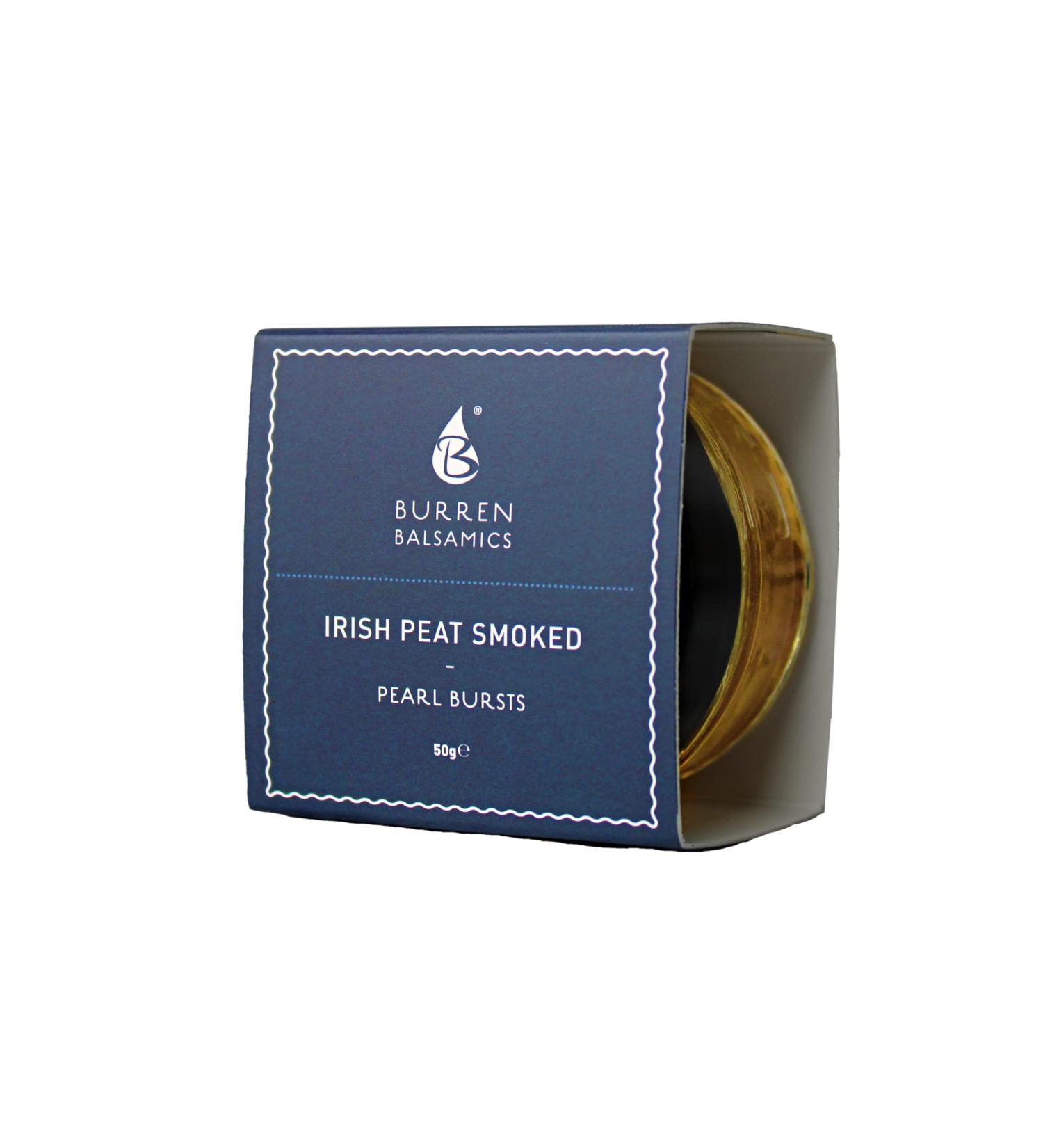 Burren Balsamics Irish Peat Smoked Pearls 50g - Exquisite Flavor Enhancer - Buy Online on GoSupps.com
