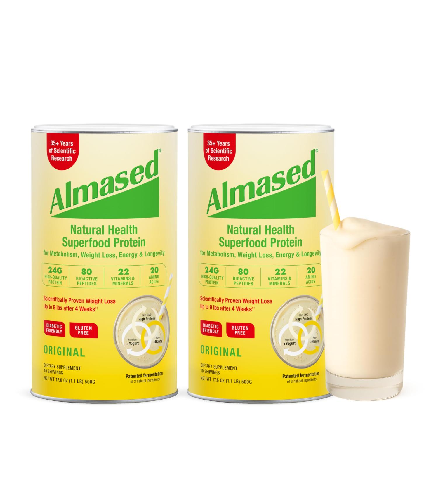 Almased Multi-Protein Powder 17.6 OZ (Pack of 2) - Buy Online on GoSupps.com