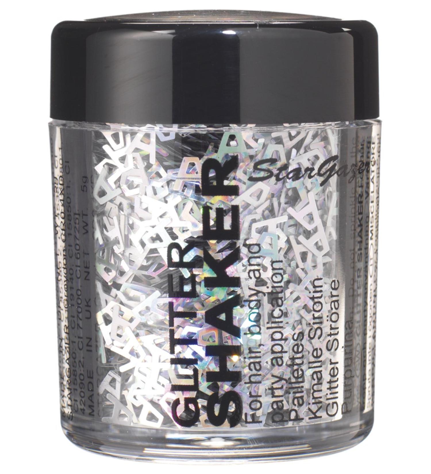 Stargazer Shaped Holographic Glitter - Cosmetic Glitter for Face & Body | International Shipping Available - Buy Online on GoSupps.com