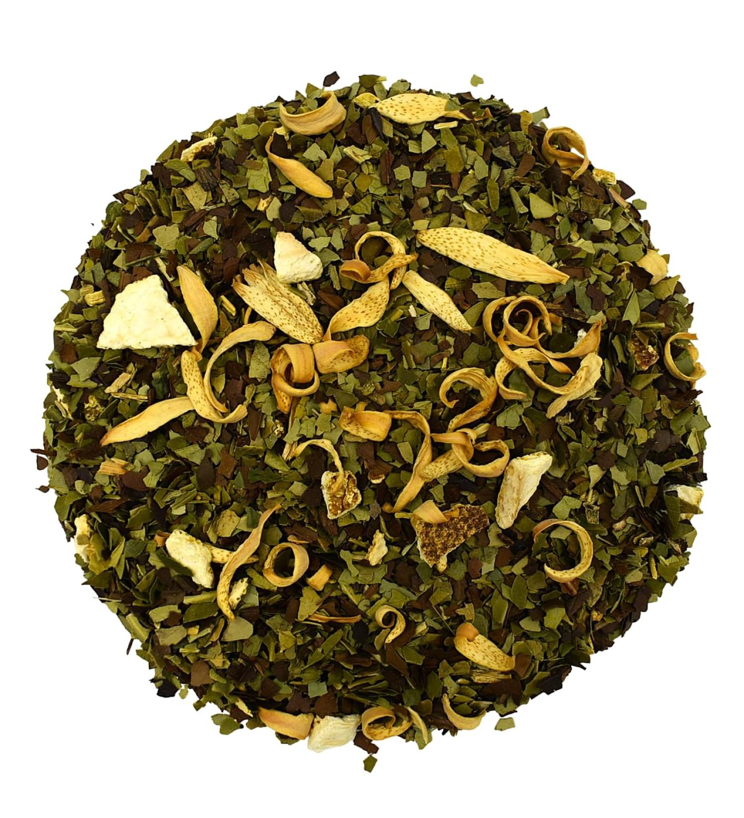 Yerba Mate Orange Saveur S ch es Feuilles - Ilex Paraguariensis (1kg)
