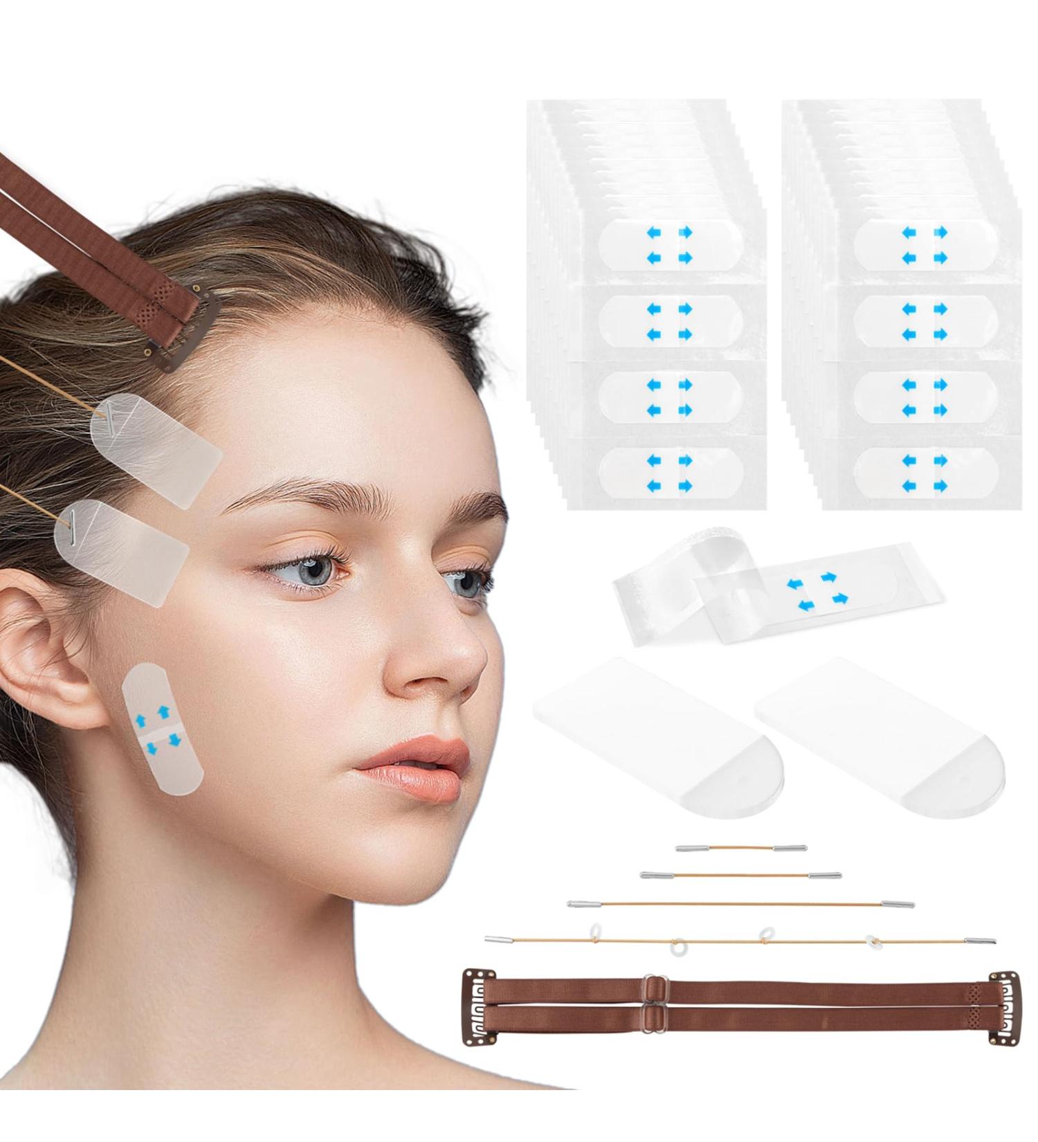 270pcs Face Lift Kit Face Tape Lifting Invisible Neck Tape Lifting Invisible Facelift Band Sagging Skin Facial Liftings Stickers(COLOR:clear) - Buy Online on GoSupps.com