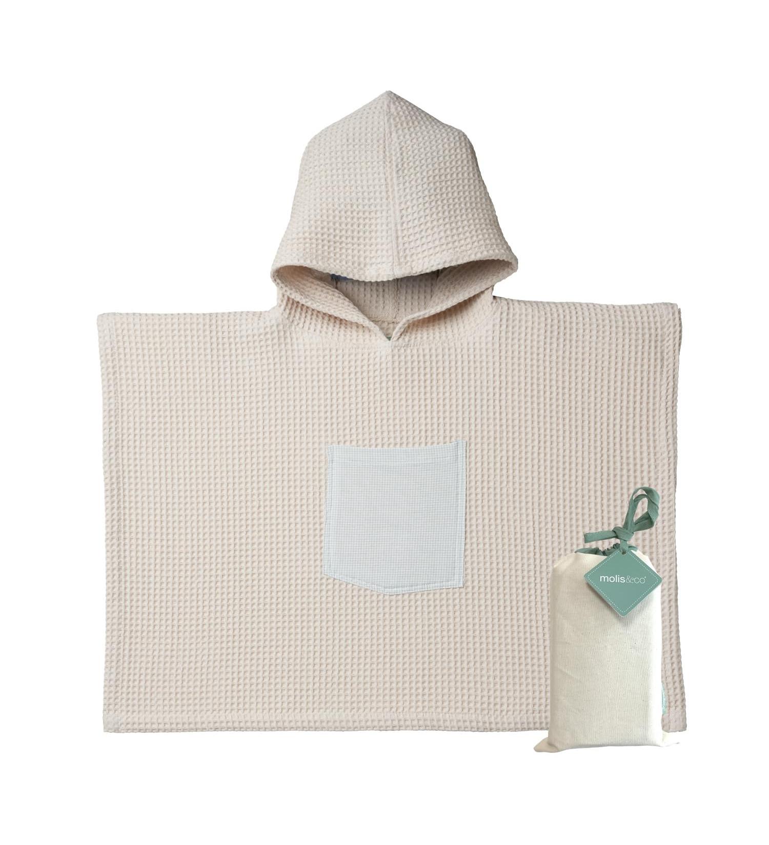 Molis & Co. Zinnia Batheponcho for Kids 5-6 Years | Hooded Beach Towel & Compact Bathrobe | Oeko-Tex 100 Certified - Buy Online on GoSupps.com