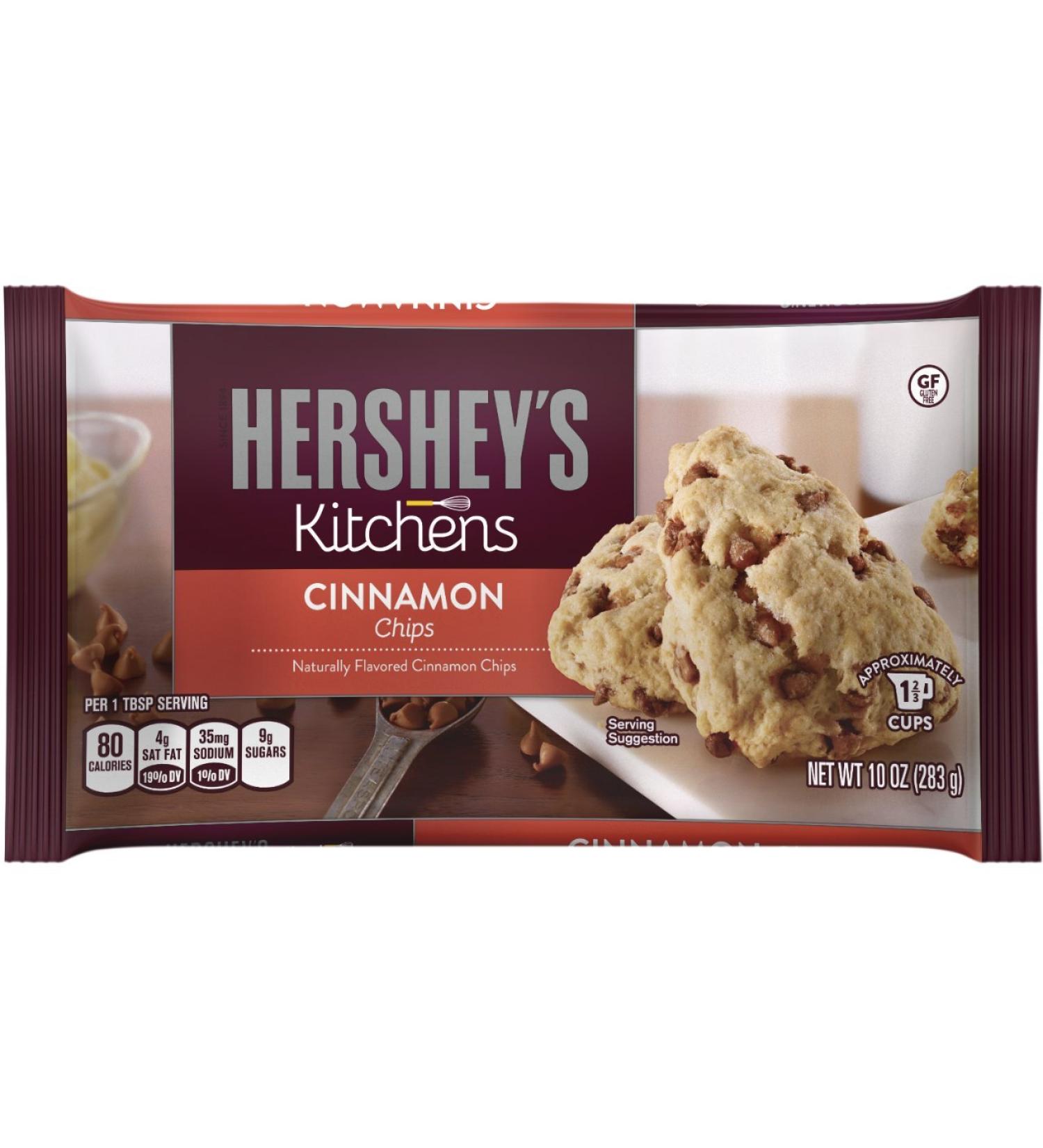 Hershey's Cinnamon Baking Chips, 10-Ounce Bag (Pack of 3)