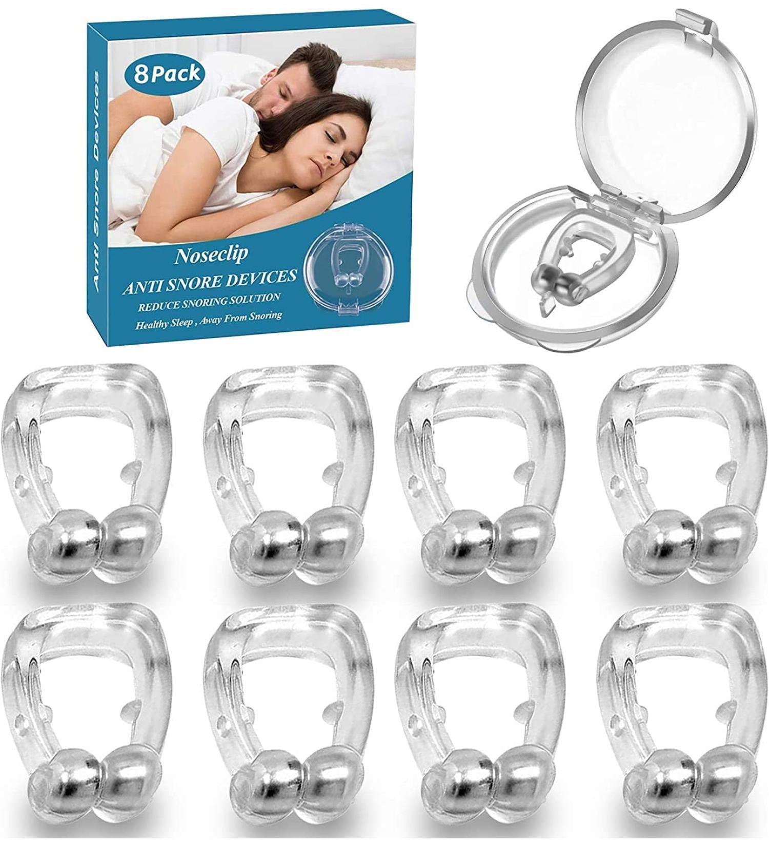 MORPHEUS MAX Anti Snoring Nose Clip - Stop Snoring Aid for Men and Women - 8 Count Pack - Buy Online on GoSupps.com