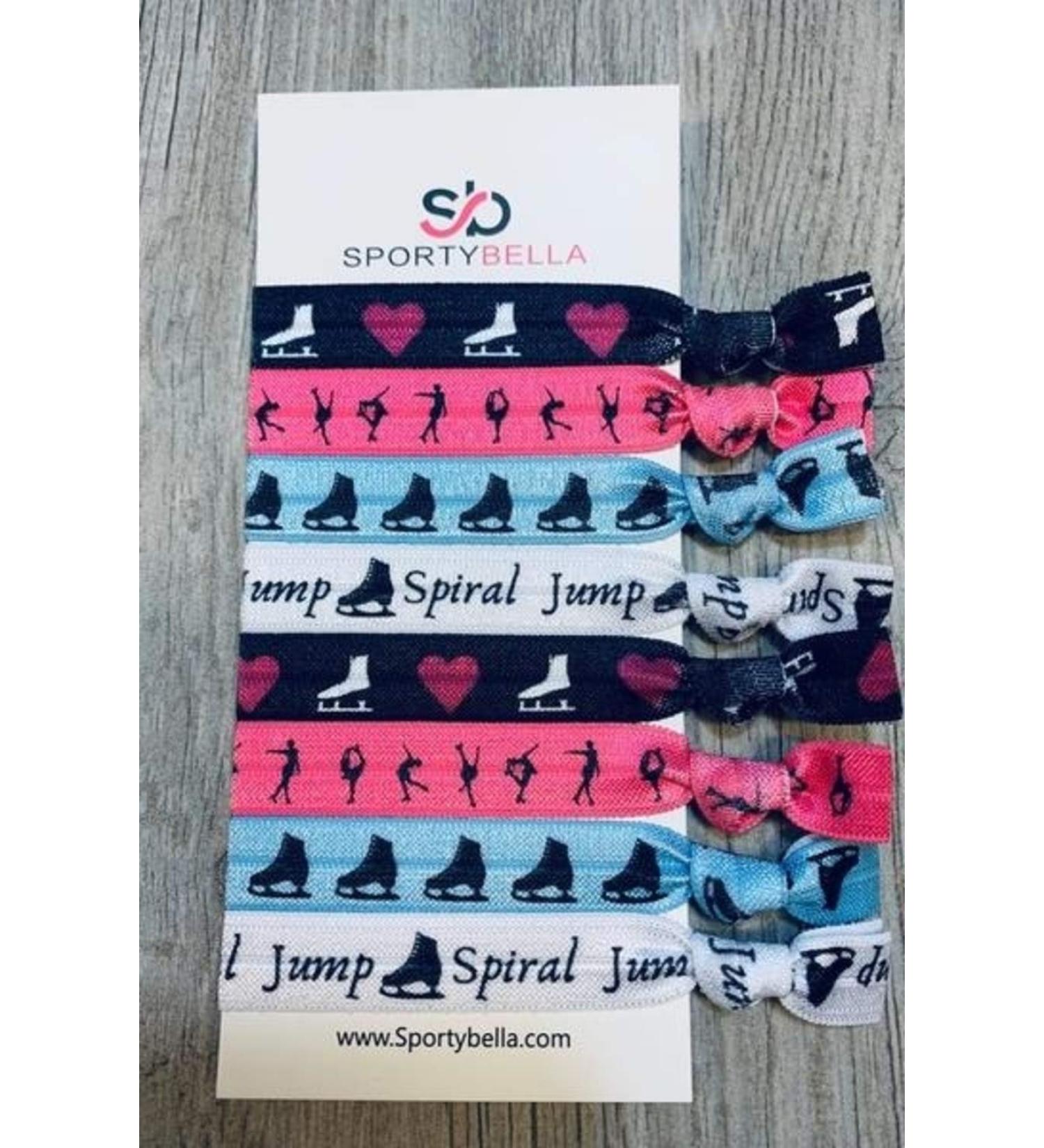 Sportybella Figure Skating Hair Accessories - No Crease Ice Skating Hair Ties Set for Girls - Buy Online on GoSupps.com