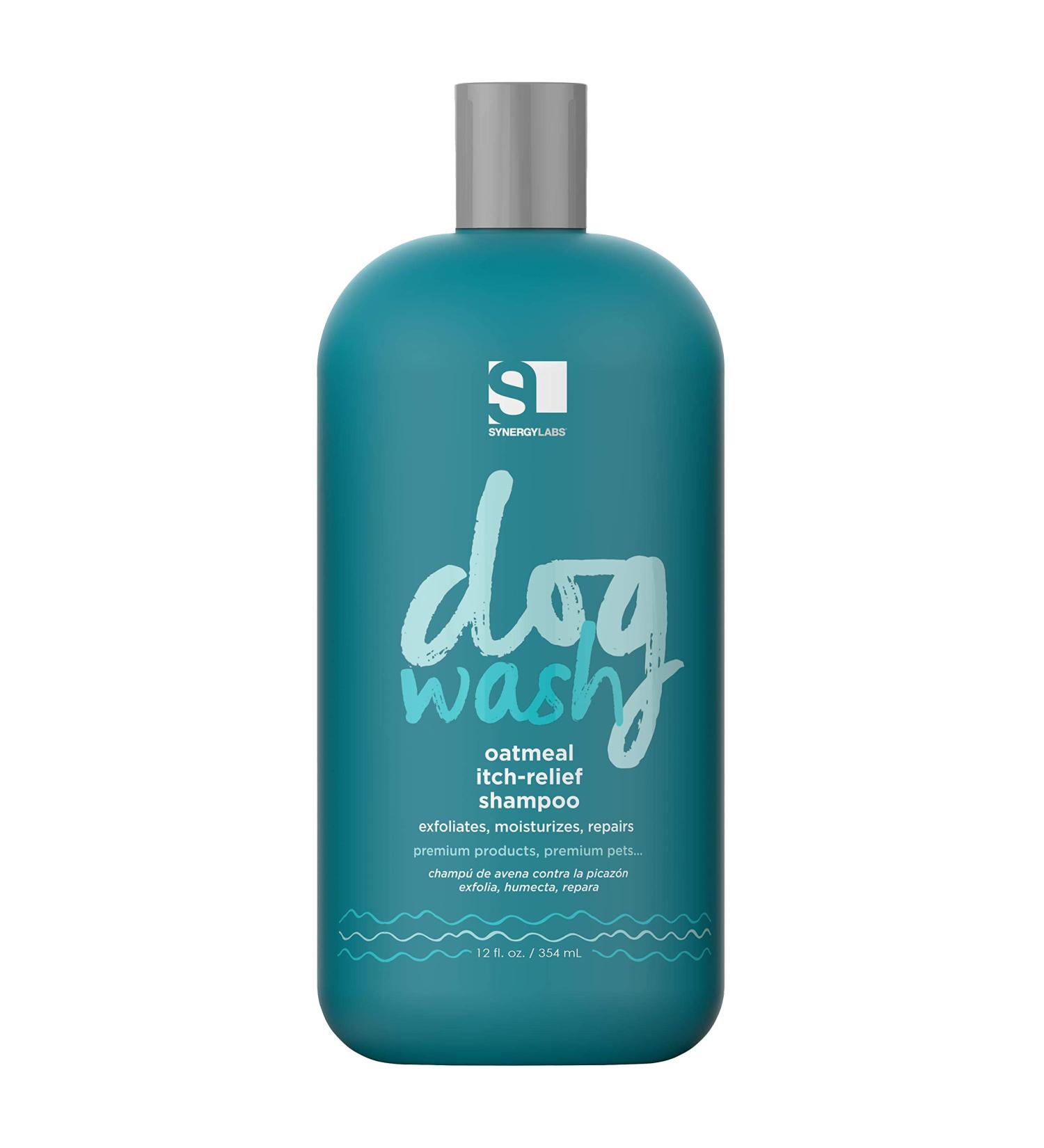 Dog Wash Oatmeal Itch-Relief Shampoo for Dogs Gentle Naturally Derived Cleansing Shampoo for Dogs with Dry Itchy Skin Heals Skin As It Cleans - Buy Online on GoSupps.com