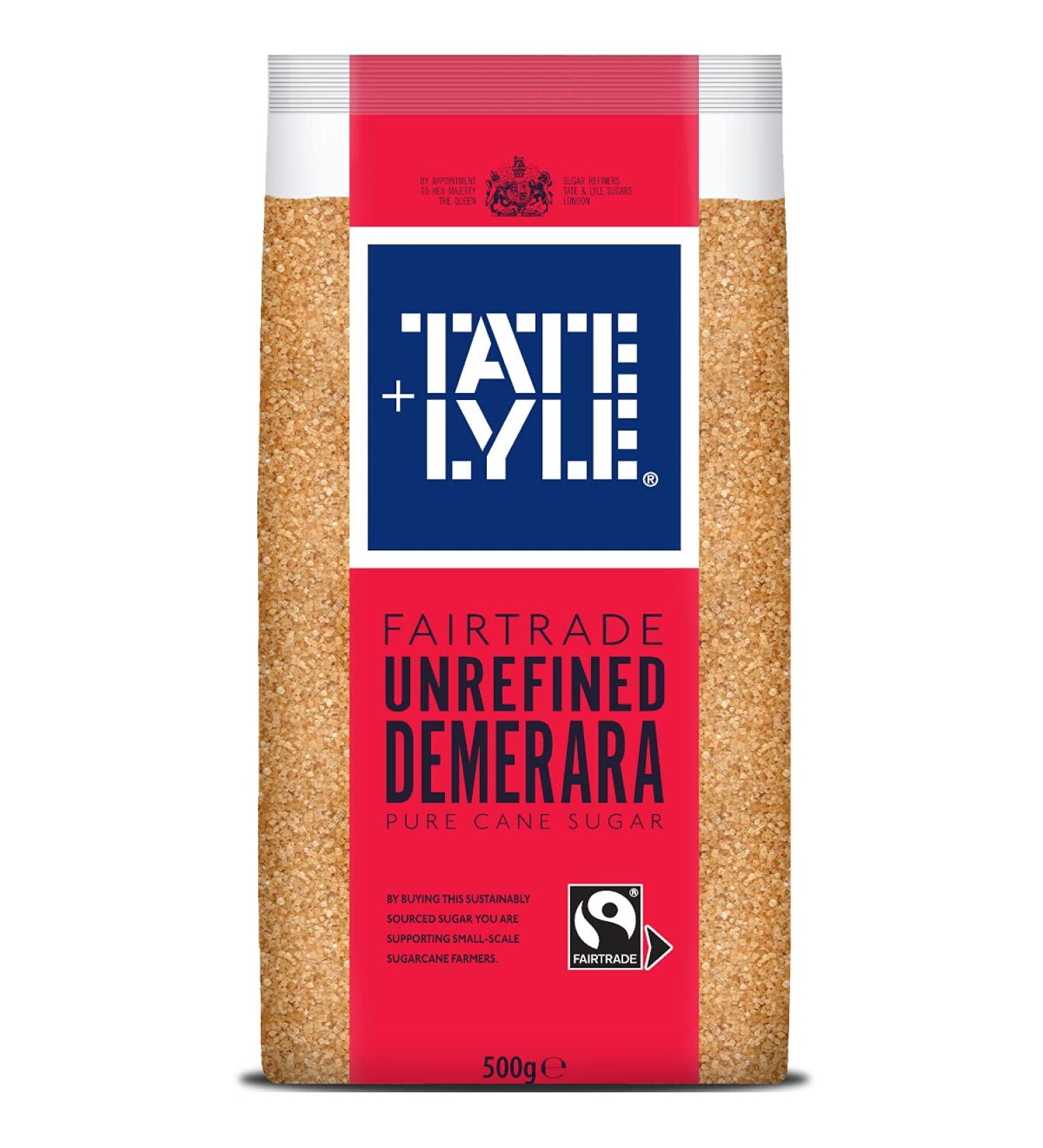 Tate & Lyle Fair Trade Cane Sugar Demerara Inspire de Guyana 500g - Buy Online on GoSupps.com