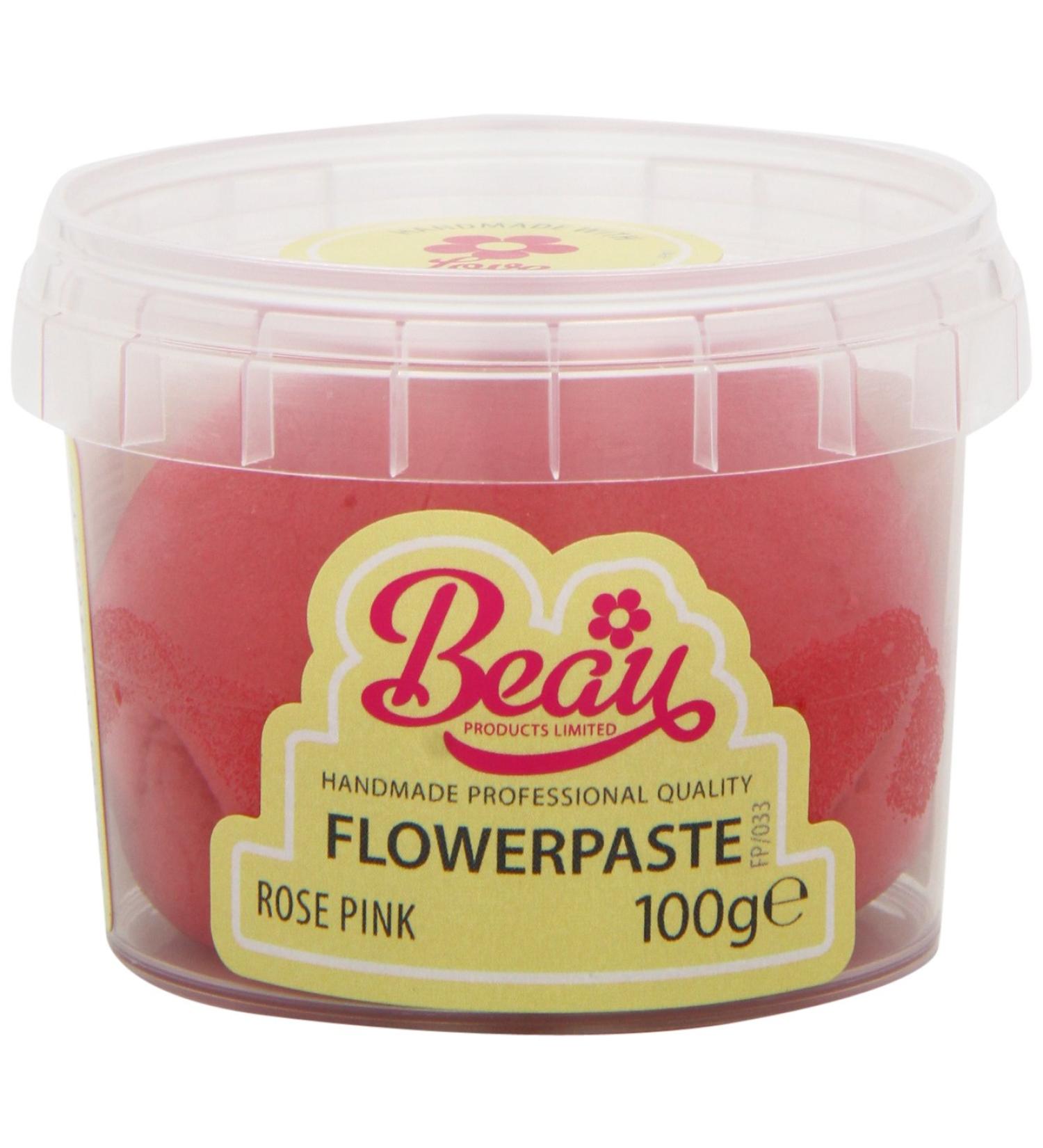 Beau Products Pink Flowerpaste Icing 100 g Rose Pink - Buy Online on GoSupps.com