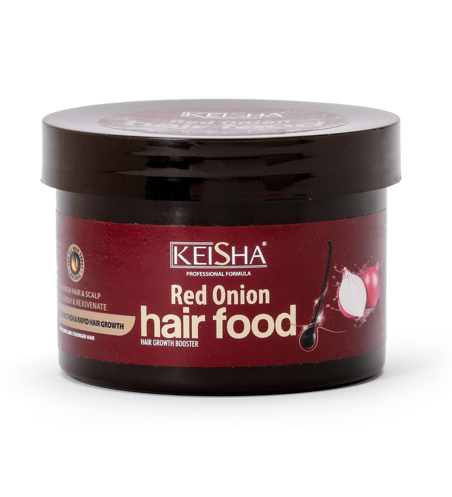 Keisha Red Onion Hair Food 250ml hair growth booster - Buy Online on GoSupps.com