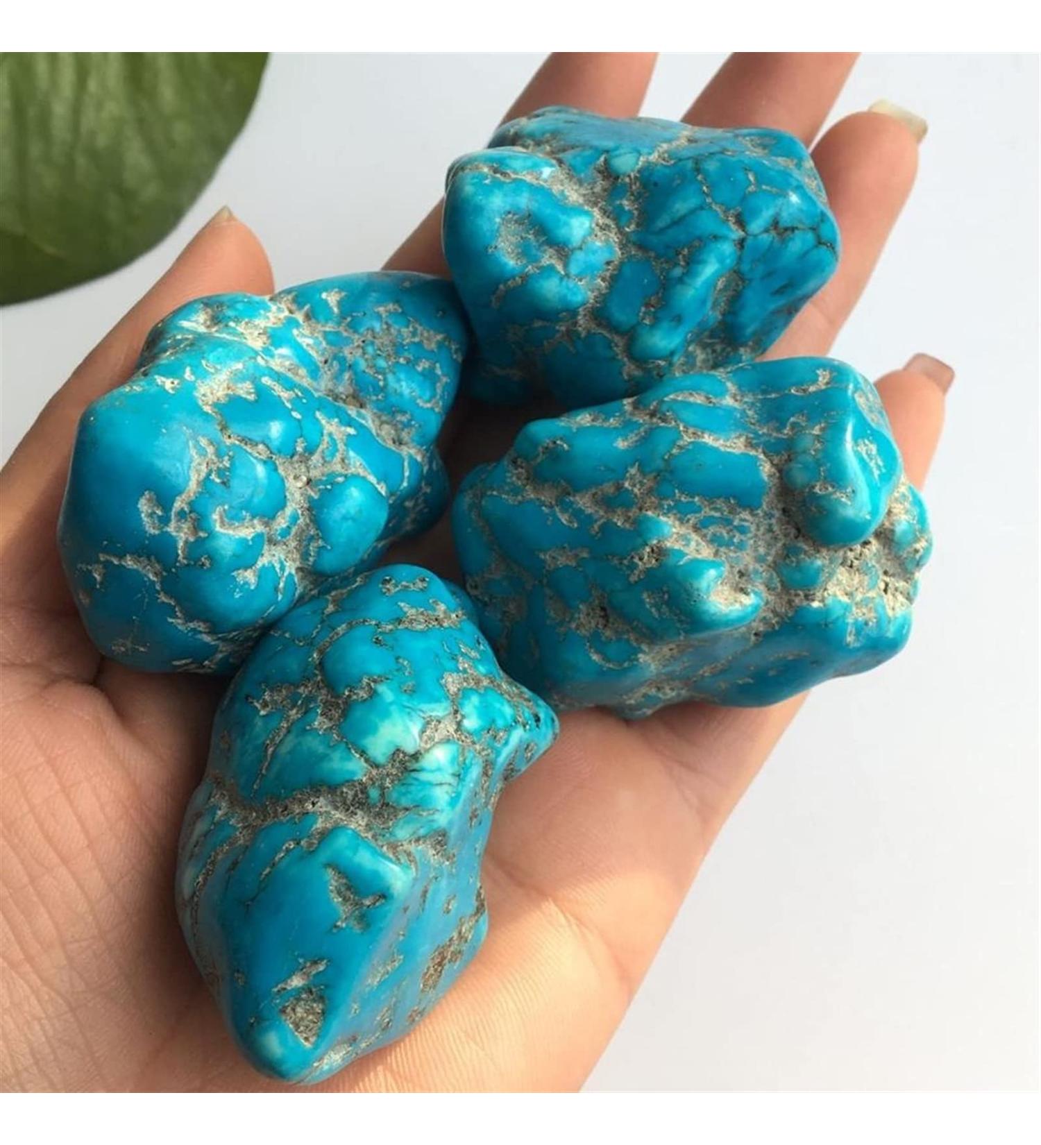 Natural Turquoise Raw Stone Samples Crystal for Decoration yuebang Stone Mineral Specimen (Size : 1pcs) - Buy Online on GoSupps.com