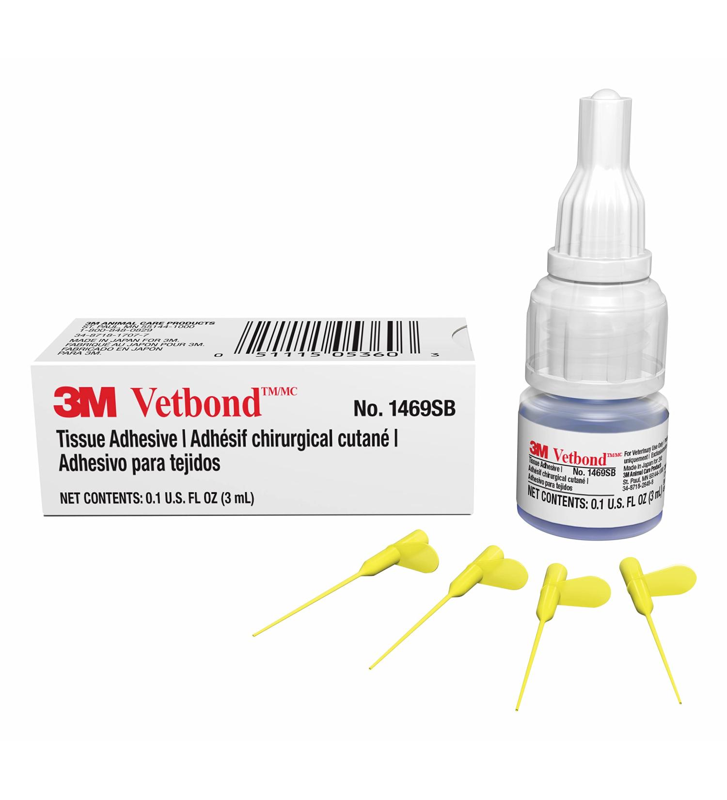 Vetbond Tissue Adhesive 1469Sb 3 ml (Pack of 1)