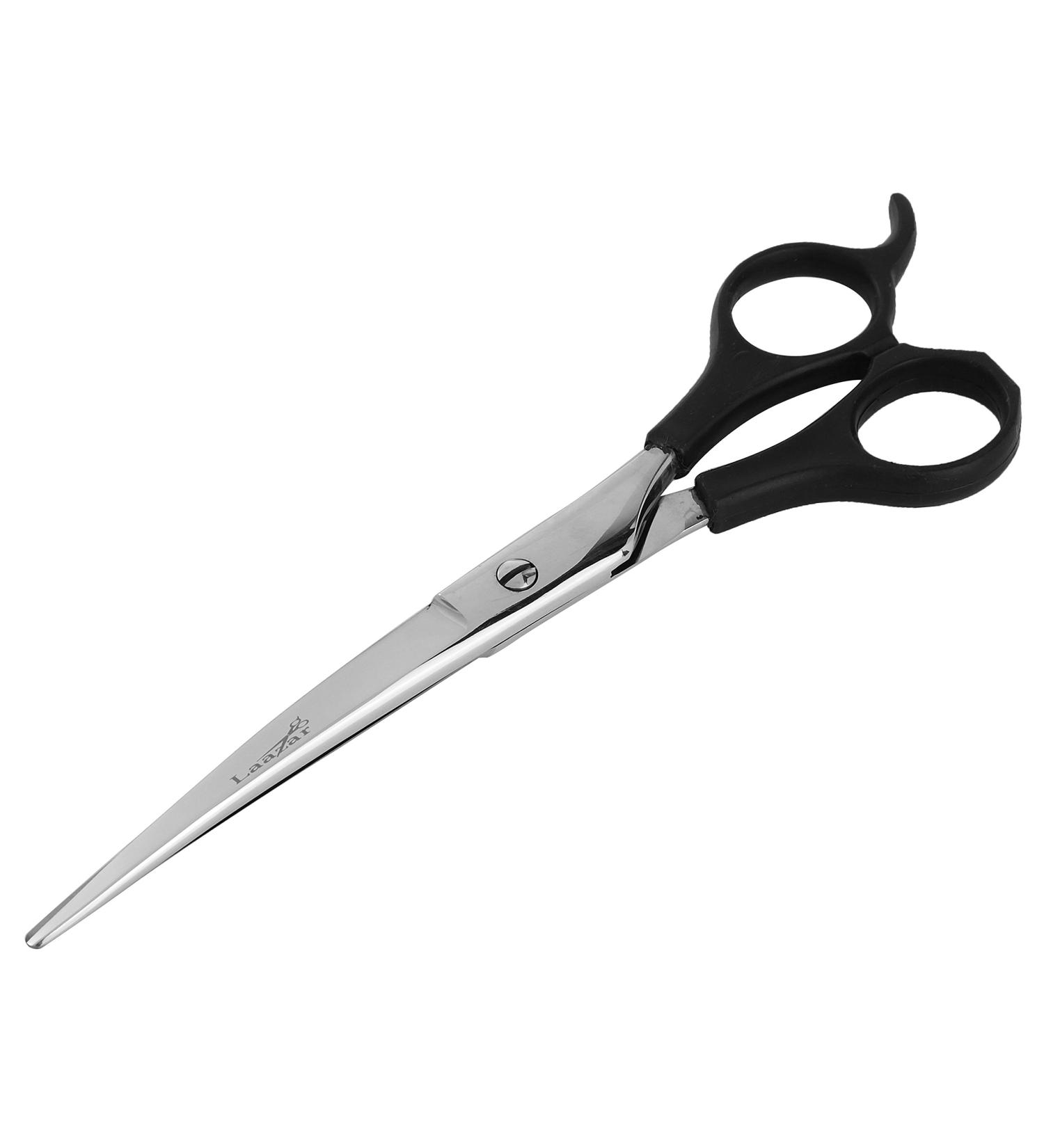Laazar Curved Pet Grooming Scissors 7.5 - Professional Shear for Precision Pet Trimming - Buy Online on GoSupps.com