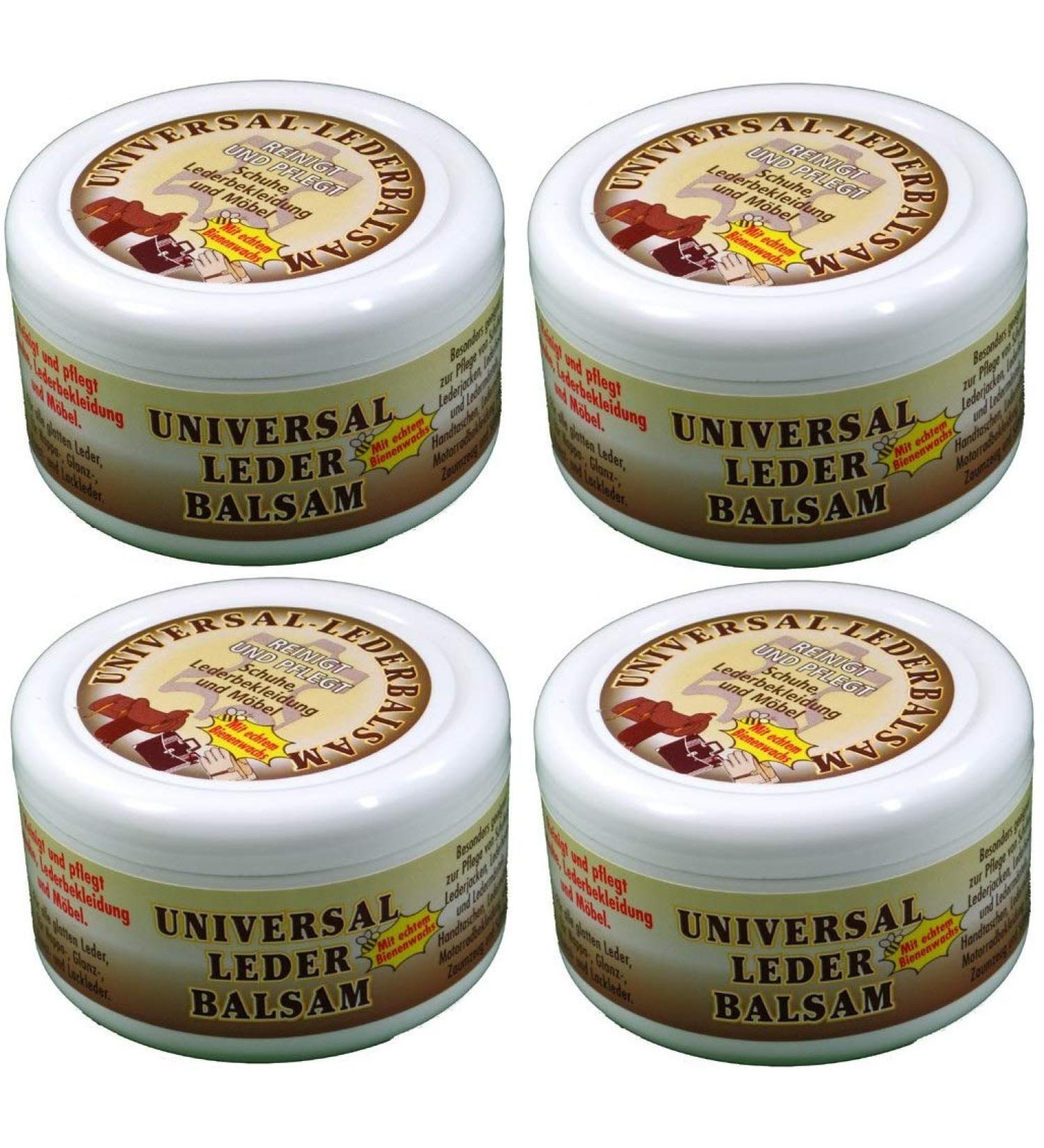 Boxes of 4 bottles of 250 ml lederbalsam universal with beeswax - Buy Online on GoSupps.com