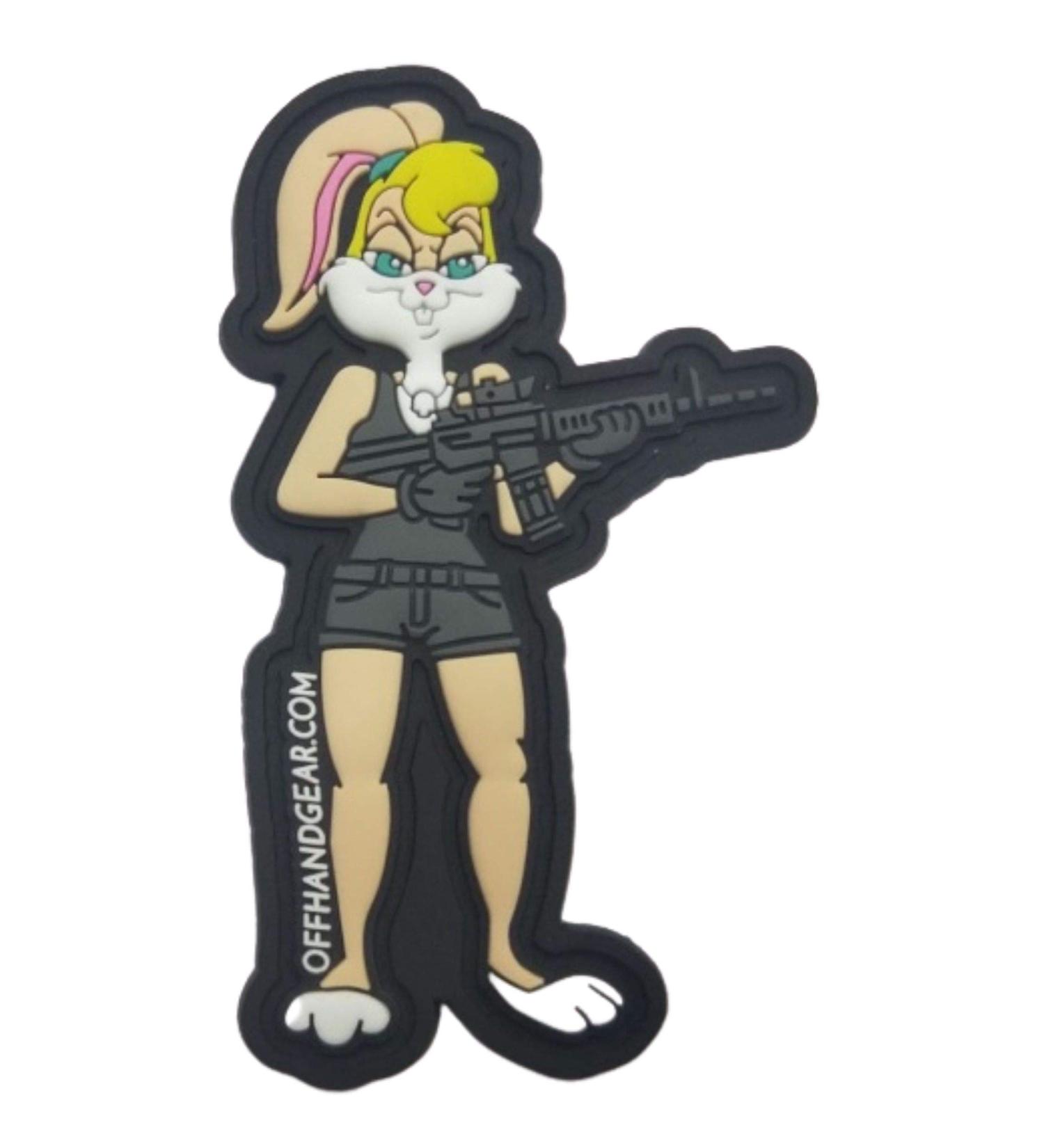 OffHand Gear PVC Gun Bunny Morale Patch - Glow in The Dark | Durable Tactical Patch - Buy Online on GoSupps.com