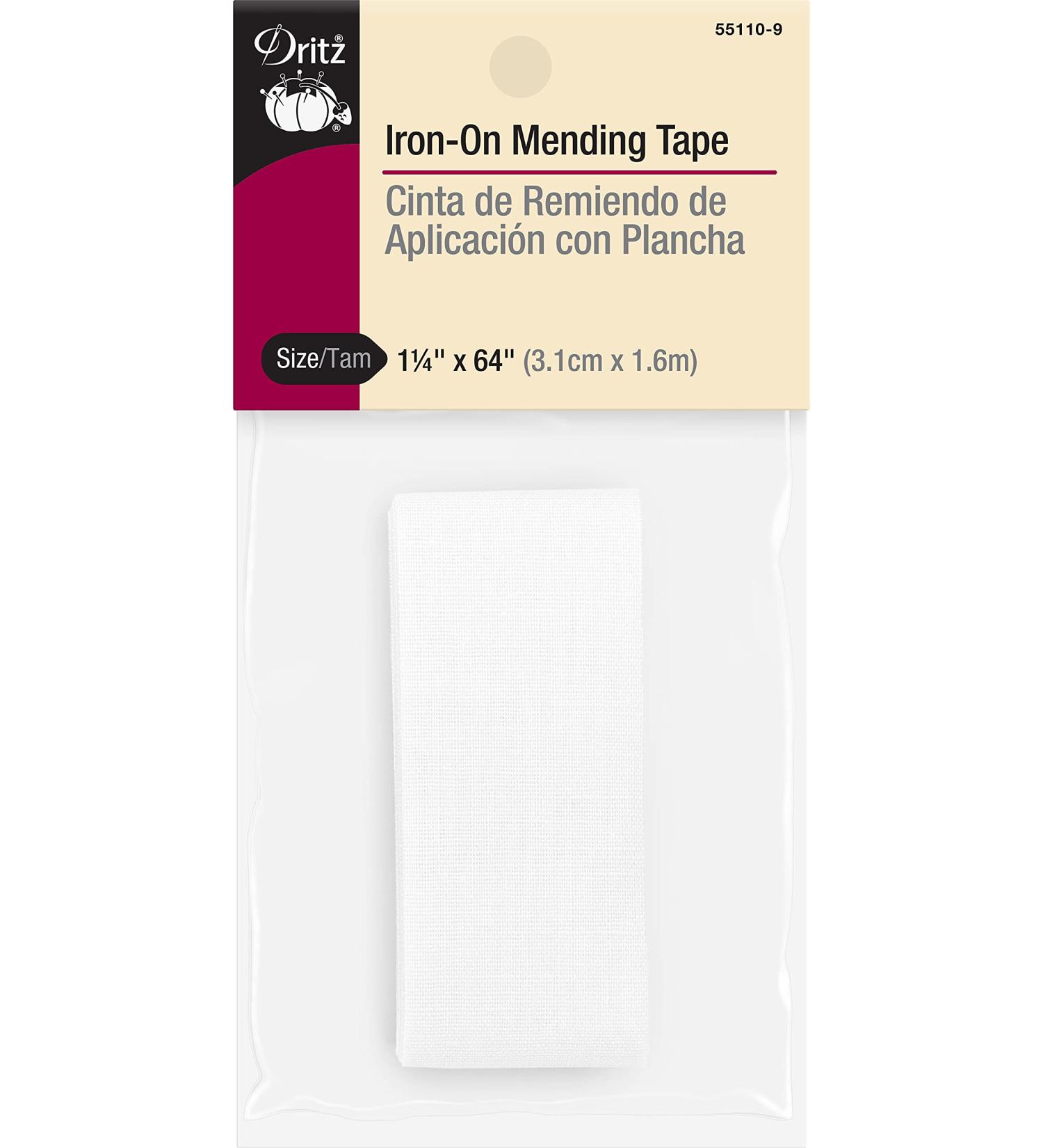 Dritz Iron-On White Mending Tape - 1-1/4 x 64 - 1 Count - Buy Online on GoSupps.com