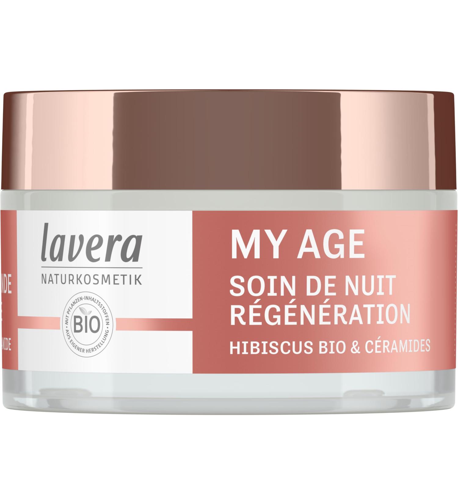 lavera MY AGE Night Cream - Night cream against pigmentation - for mature skin - gives tone & elasticity - vegan - natural cosmetics - 50 ml - Buy Online on GoSupps.com