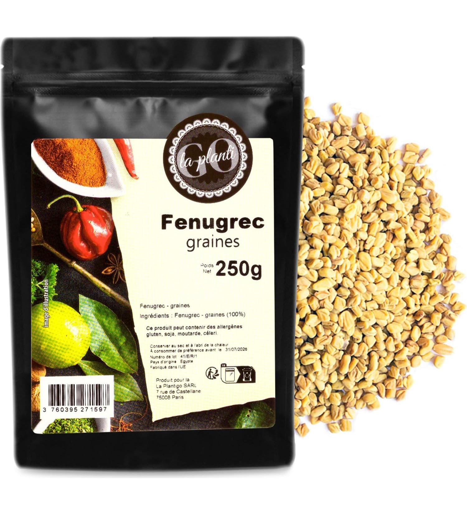  LA PLANTIGO Fenugreek seeds 250 g- LA PLANTIGO - Buy Online on GoSupps.com