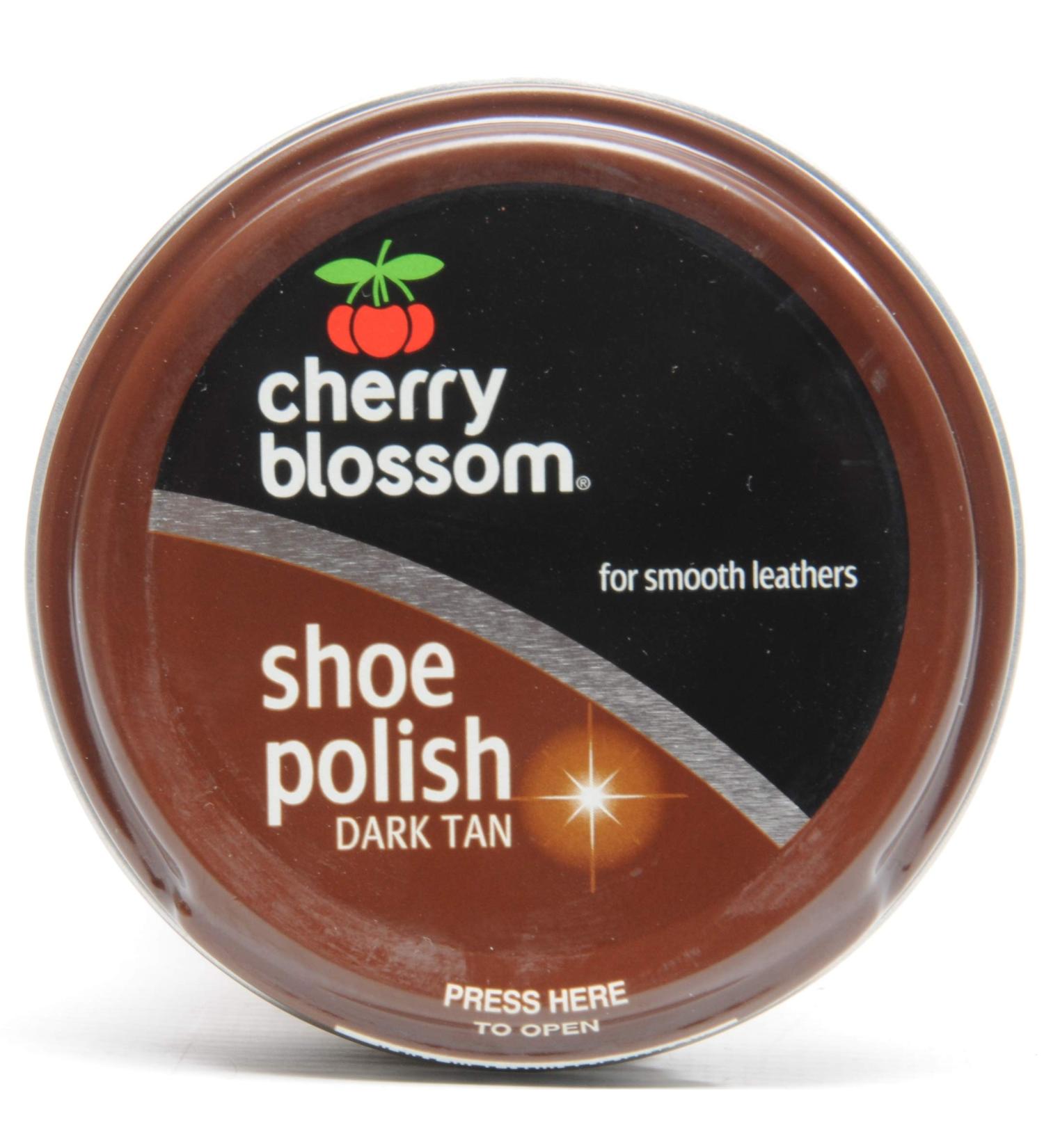 Cherry Blossom Shoe Care (Shoe Polish Dark Tan 2 x 50ml)