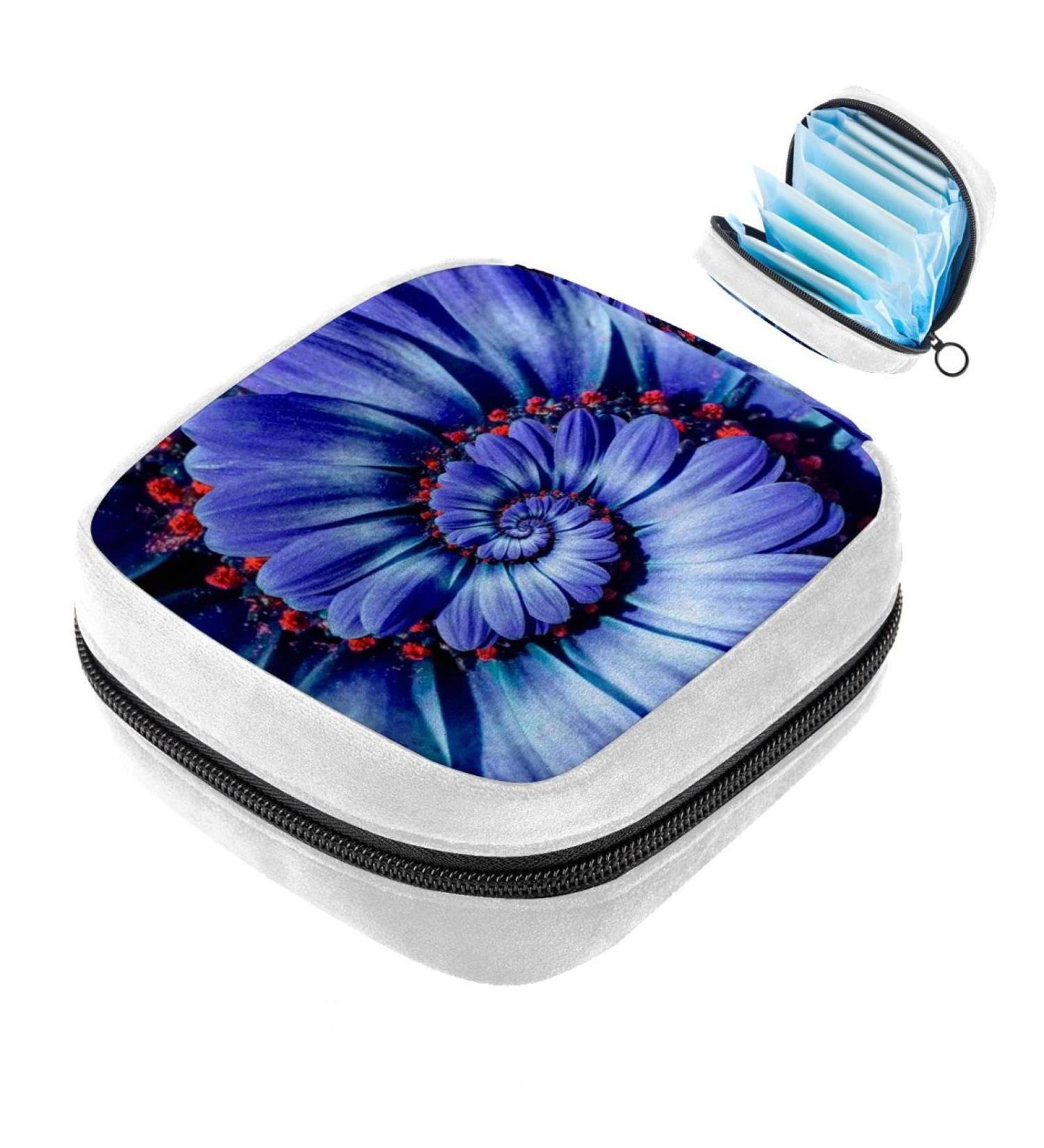 GIAPB Sanitary Napkin Storage Bag Period Bag Tampon Bag Makeup Bag Pad Pouch Purple Chamomile Daisy Color3366 - Buy Online on GoSupps.com