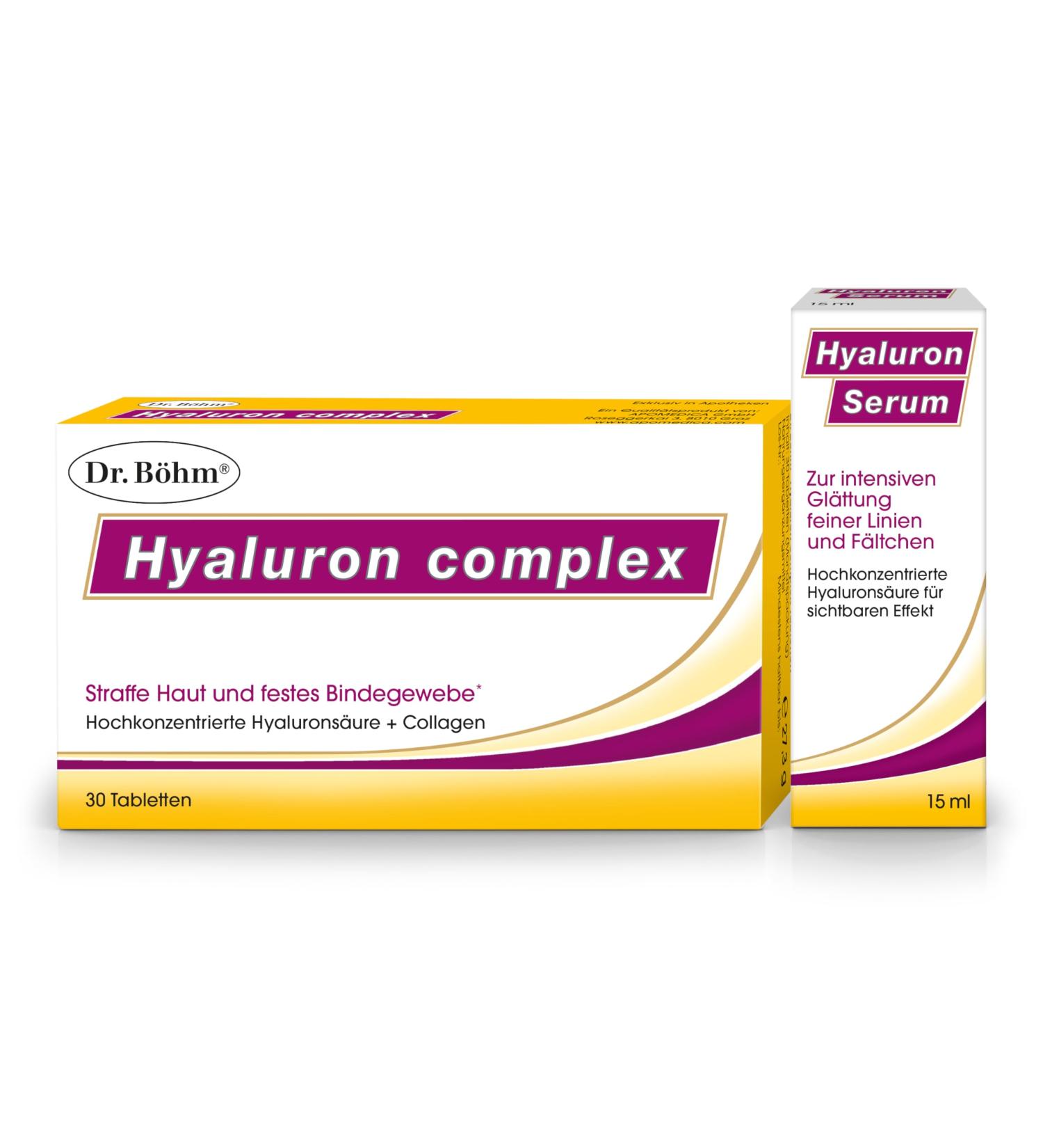 Dr.B hm Hyaluron Complex 30 Tablets & 15ml Serum for Tight Skin & Hydration | International Shipping - Buy Online on GoSupps.com
