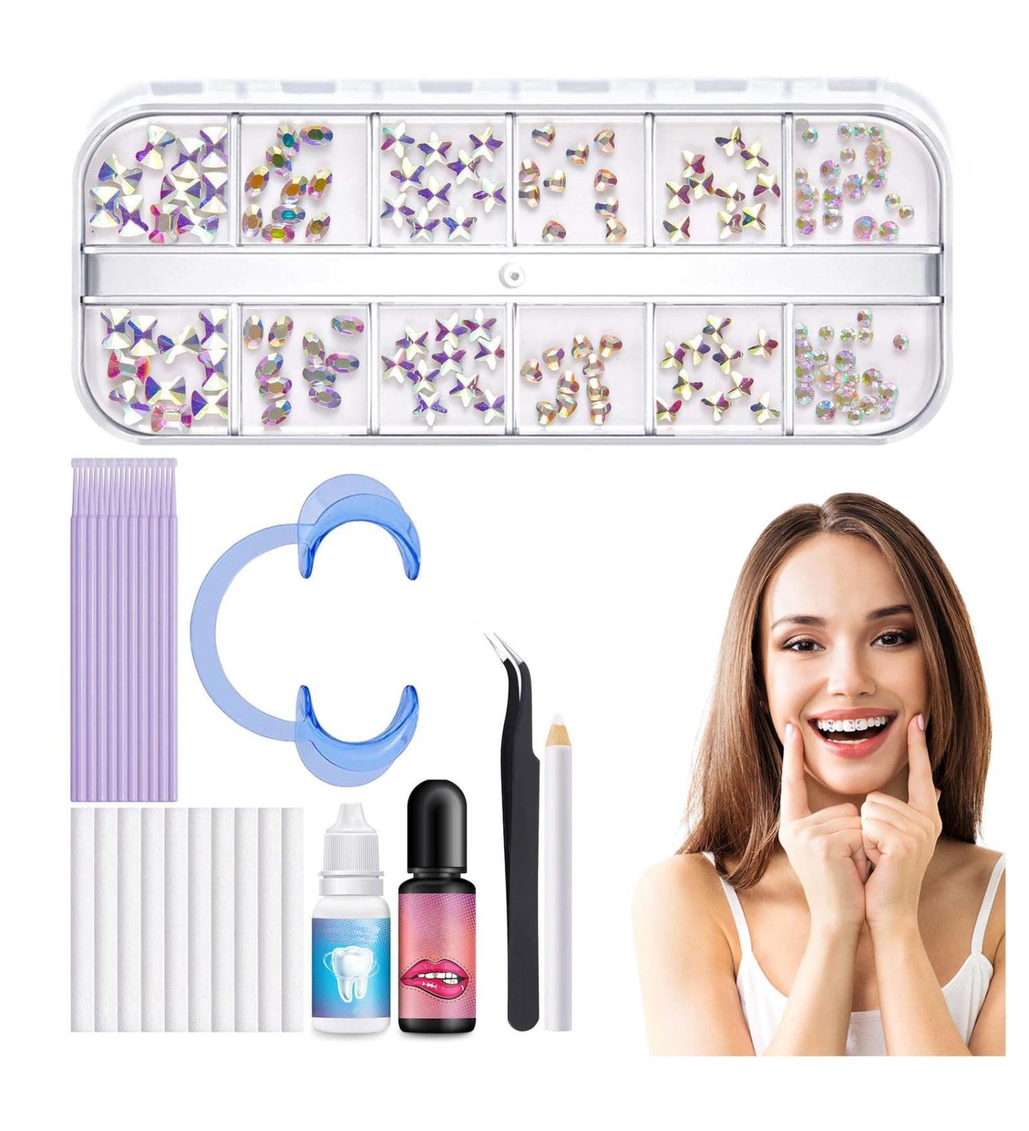 Shop Lflifeng Tooth Jewelry | 8 Sparkling Styles of Edelstein Set Decor for Stunning Smiles - Buy Online on GoSupps.com