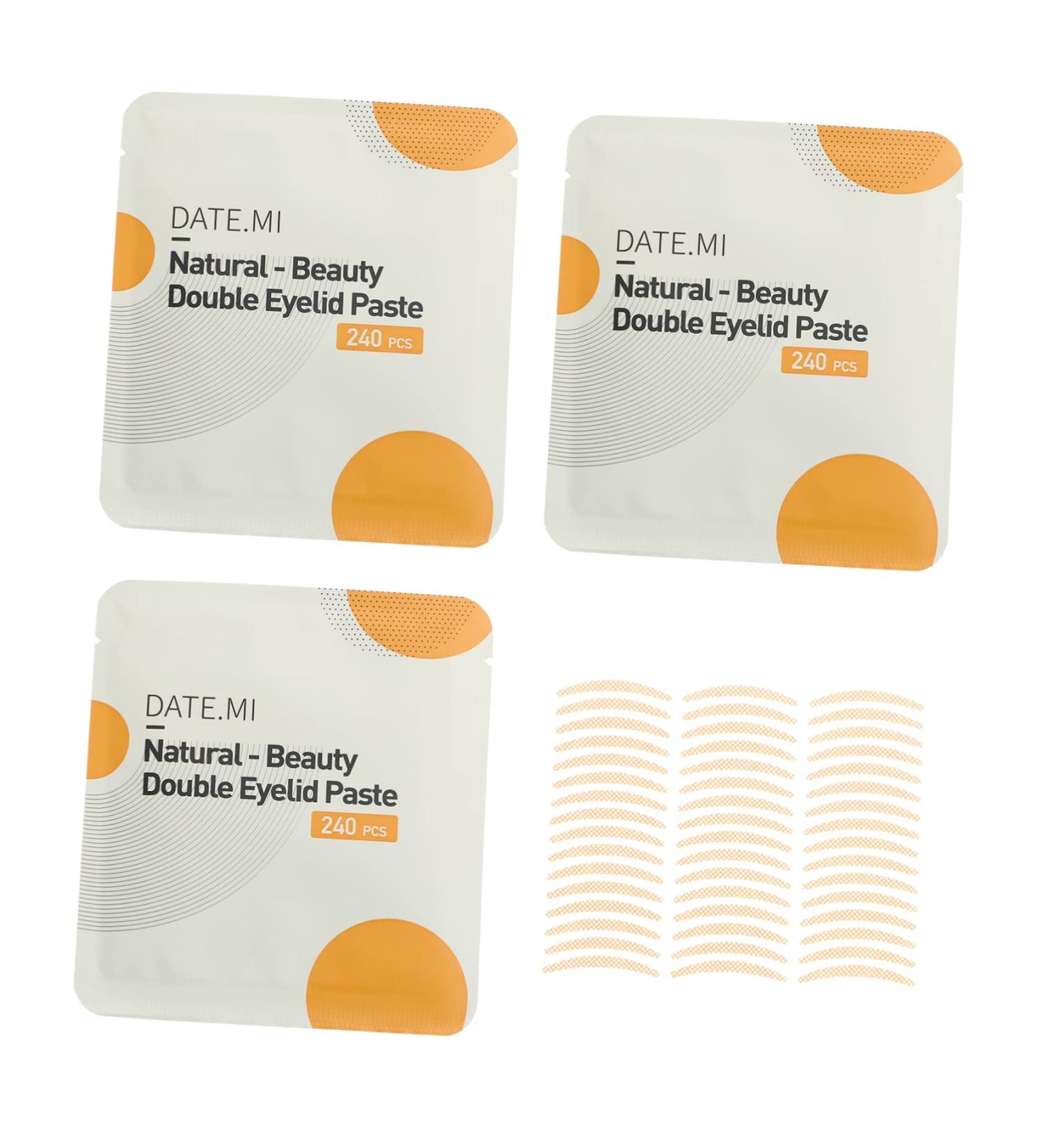 Beatifufu 3 Sets Double Eyelid Sticker Breathable Eyelid Tape Eyelid Strips Invisible Eye Sticker Eye Makeup Supplies Invisible Eyelid Tape Eye Makeup Tool Eyelid Lift Strips - Buy Online on GoSupps.com